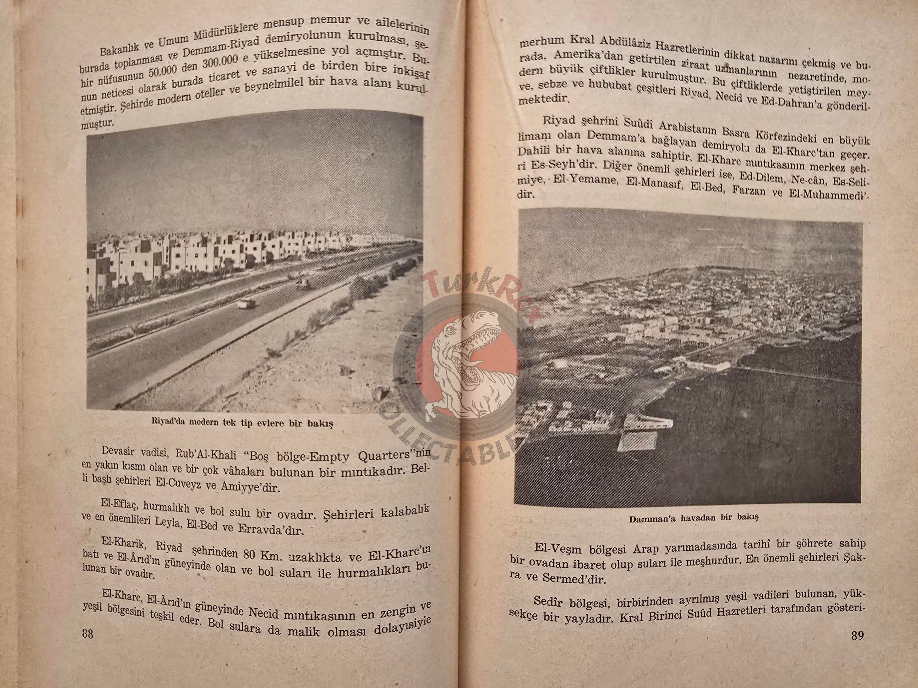 Introducing Saudi Arabia 1961 Turkish Book Turkey King Faisal Bin Abdulaziz Al Saud