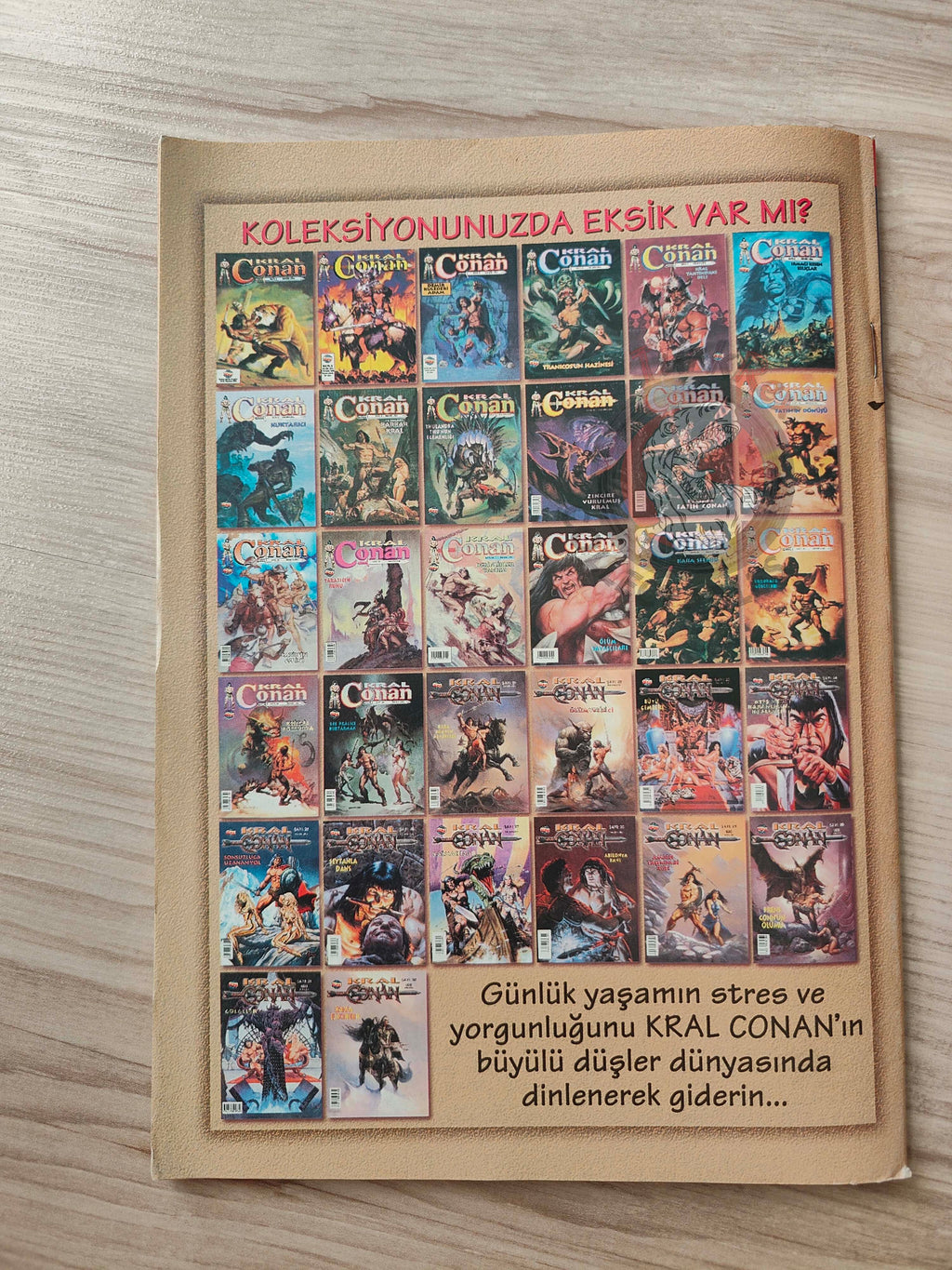 Conan The Barbarian #3 2001 Turkish Comic Turkey #65 #66 #67 #68