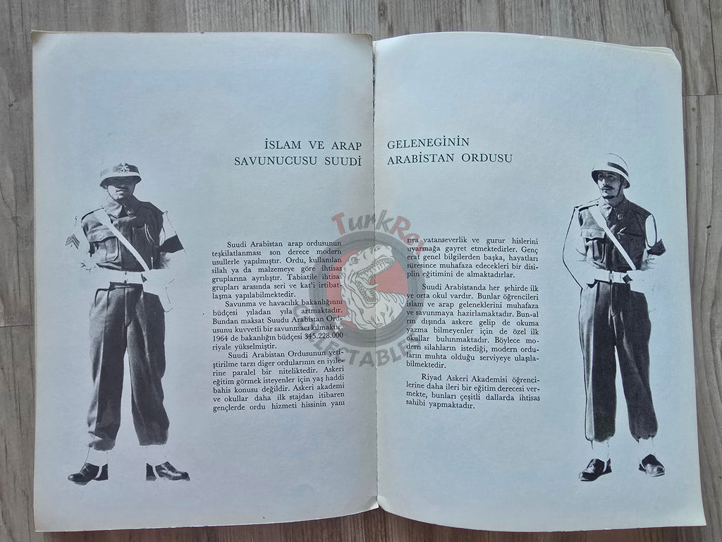 Saudi Arabia Kingdom 1970s Turkish Book Turkey with Maps King Faisal Bin Abdulaziz Al Saud
