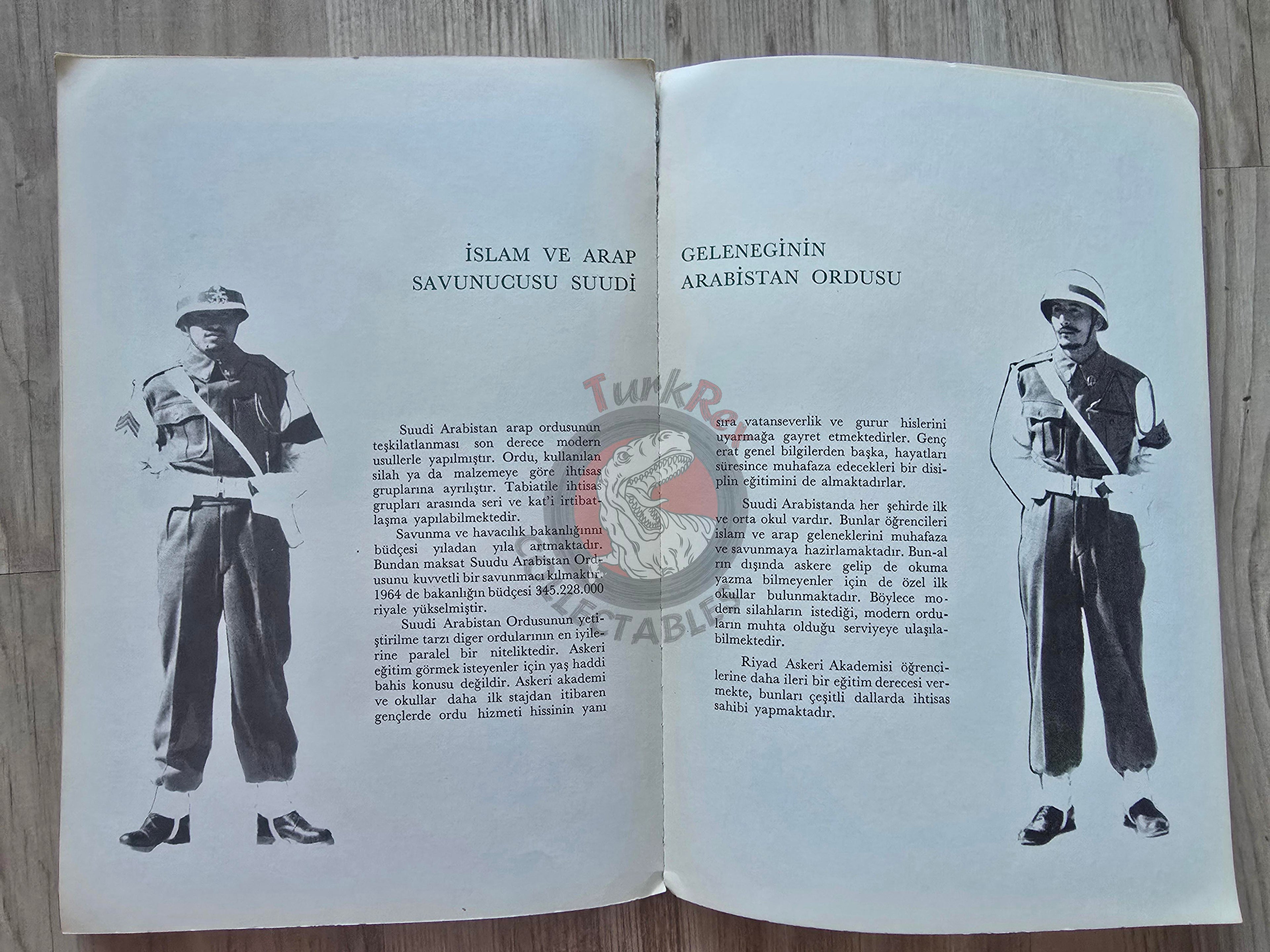 Saudi Arabia Kingdom 1970s Turkish Book Turkey with Maps King Faisal Bin Abdulaziz Al Saud