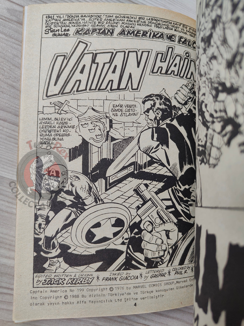 Captain America – Volume 6 1989 Turkish Comic Turkey