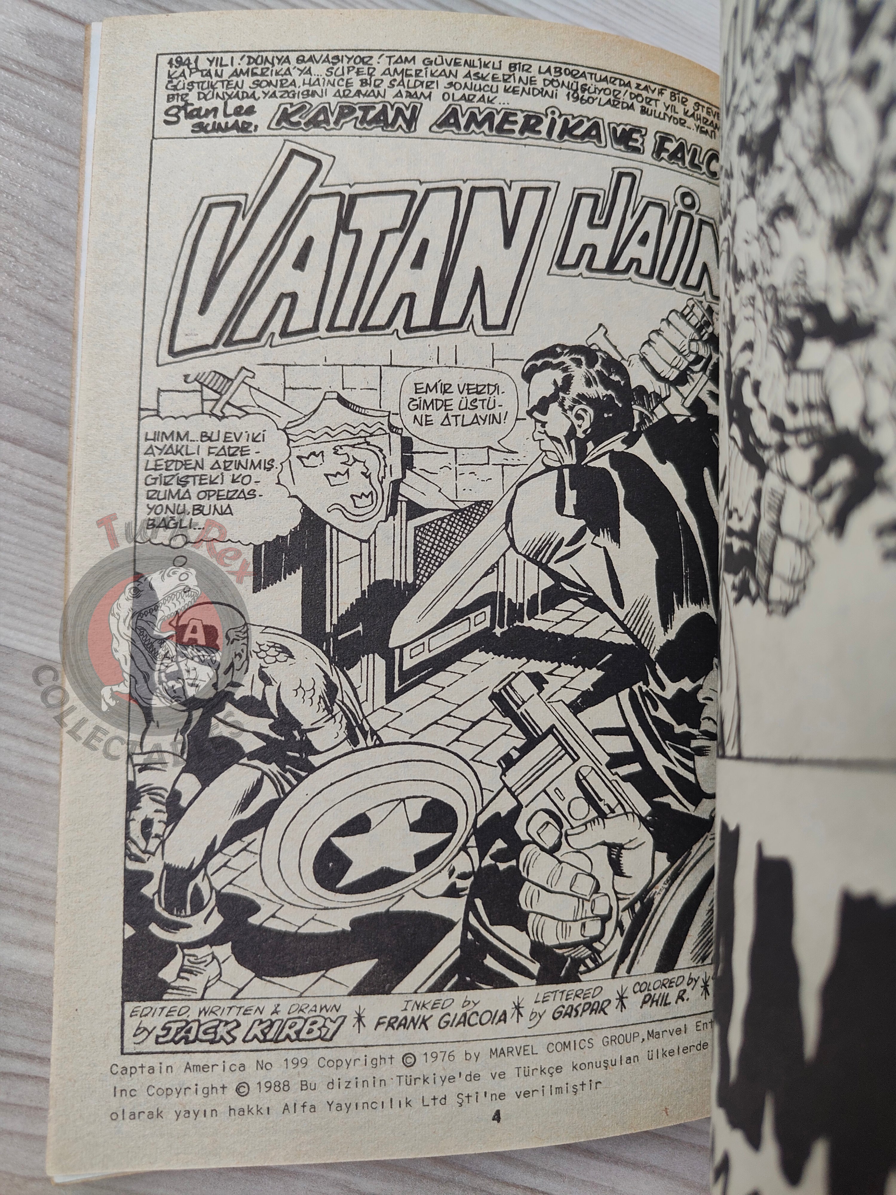Captain America – Volume 6 1989 Turkish Comic Turkey