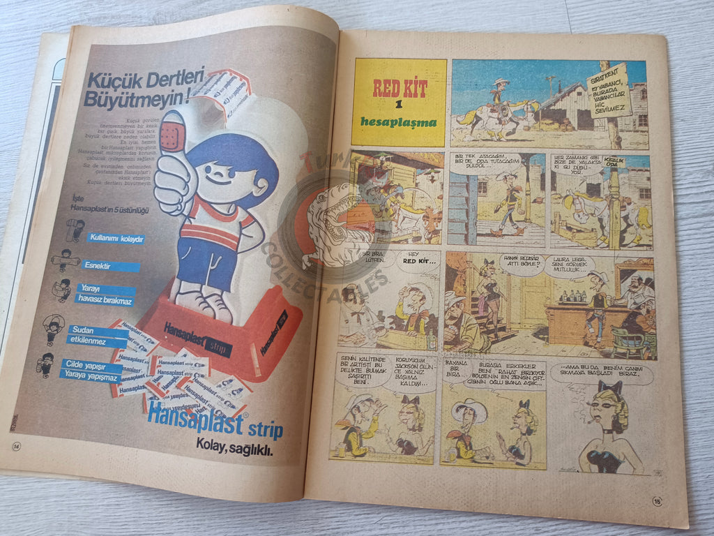 Tintin and the Mystery of the Golden Fleece 1983 Complete in Istanbul Turkish Edition Comic Turkey