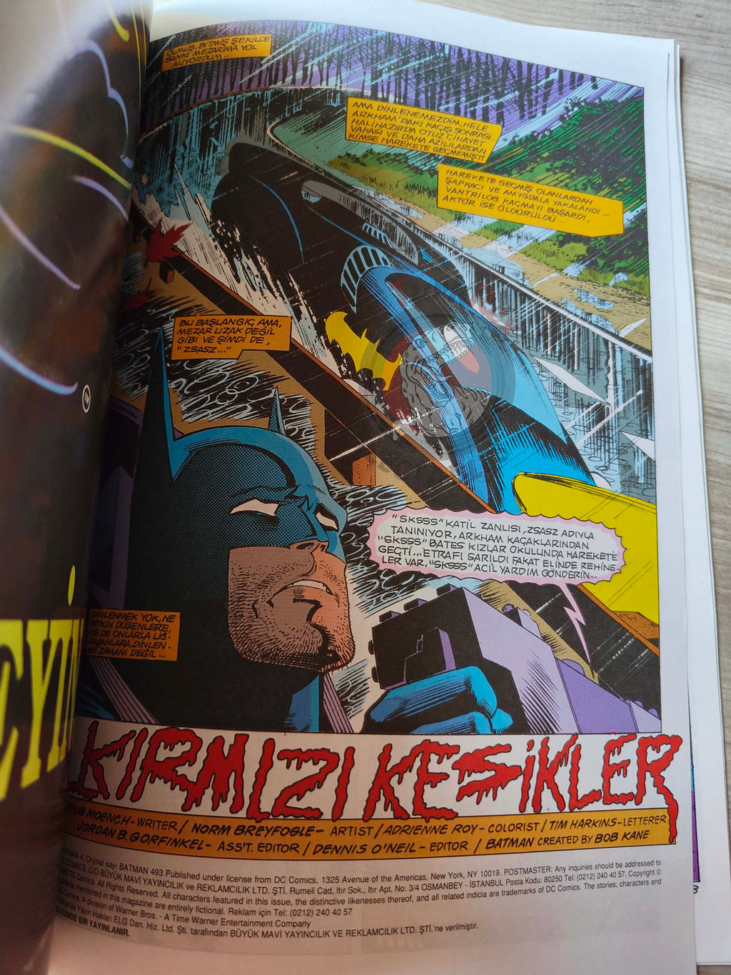 Batman: Knightfall Volume 1 1995 Turkish Comic Turkey  #491 #492 #493 #659