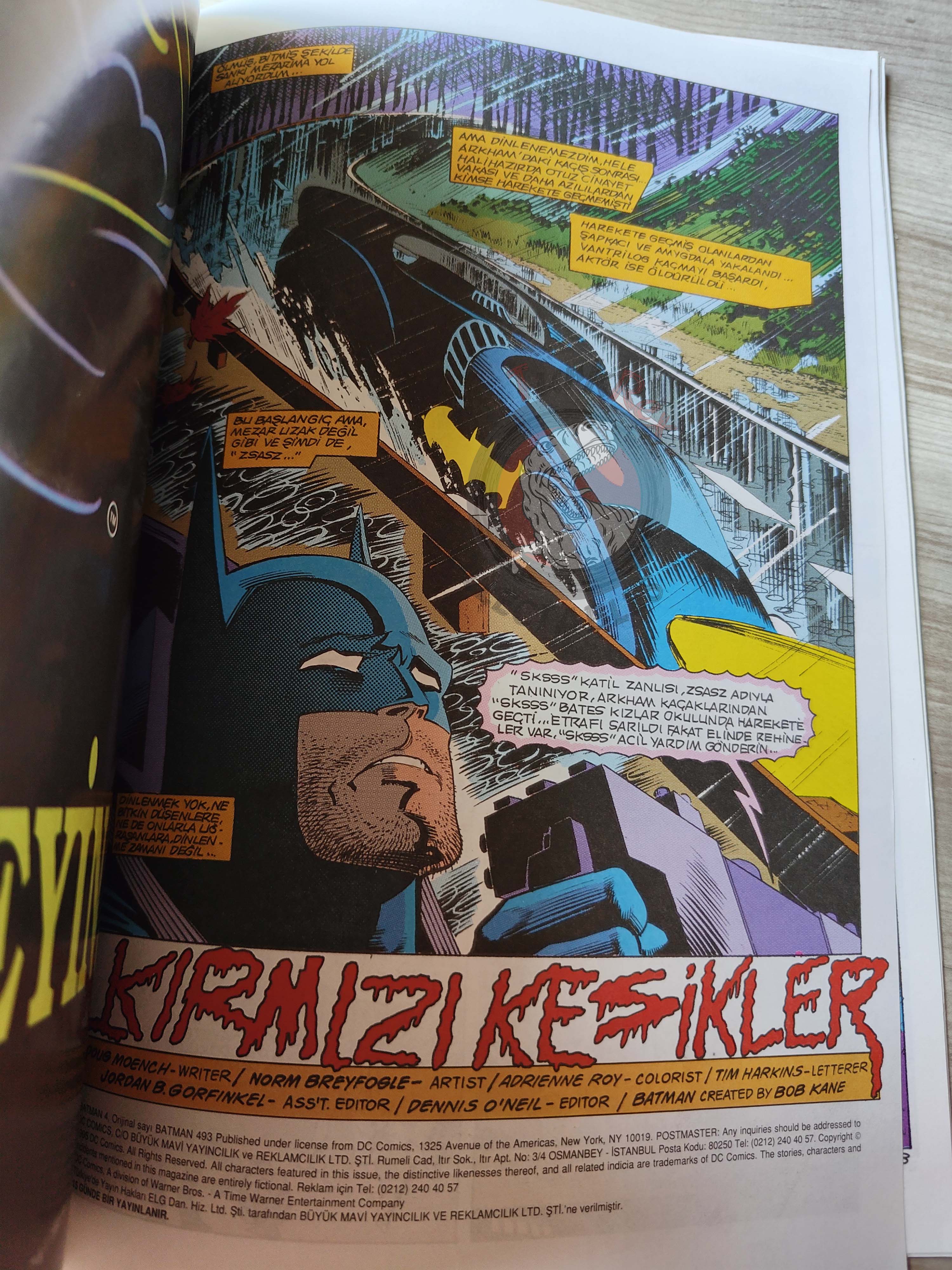 Batman: Knightfall Volume 1 1995 Turkish Comic Turkey  #491 #492 #493 #659