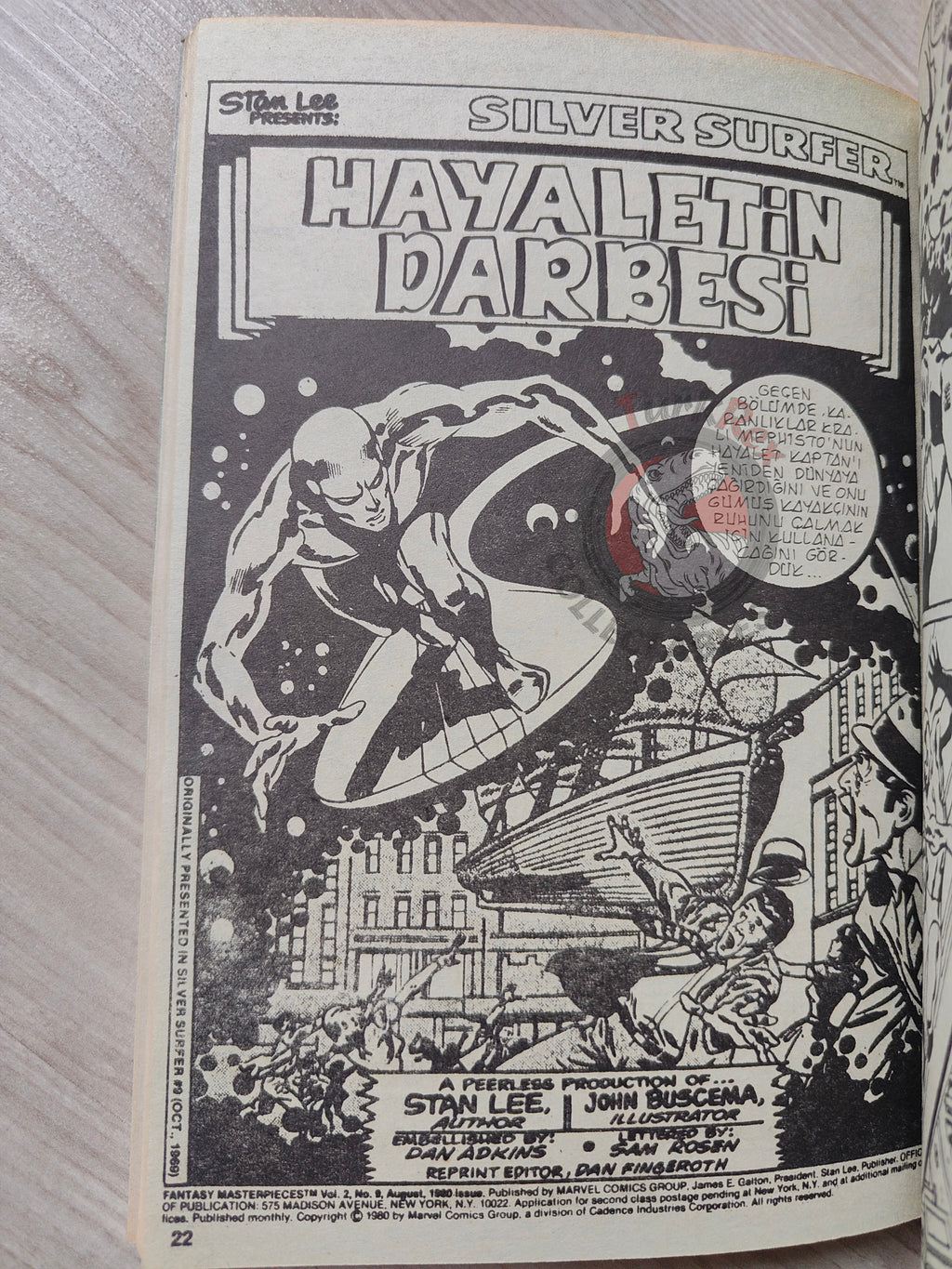Silver Surfer Vol #3 1988 Turkish Comic Turkey #6 #7 #8 #9 #10 What If? #43