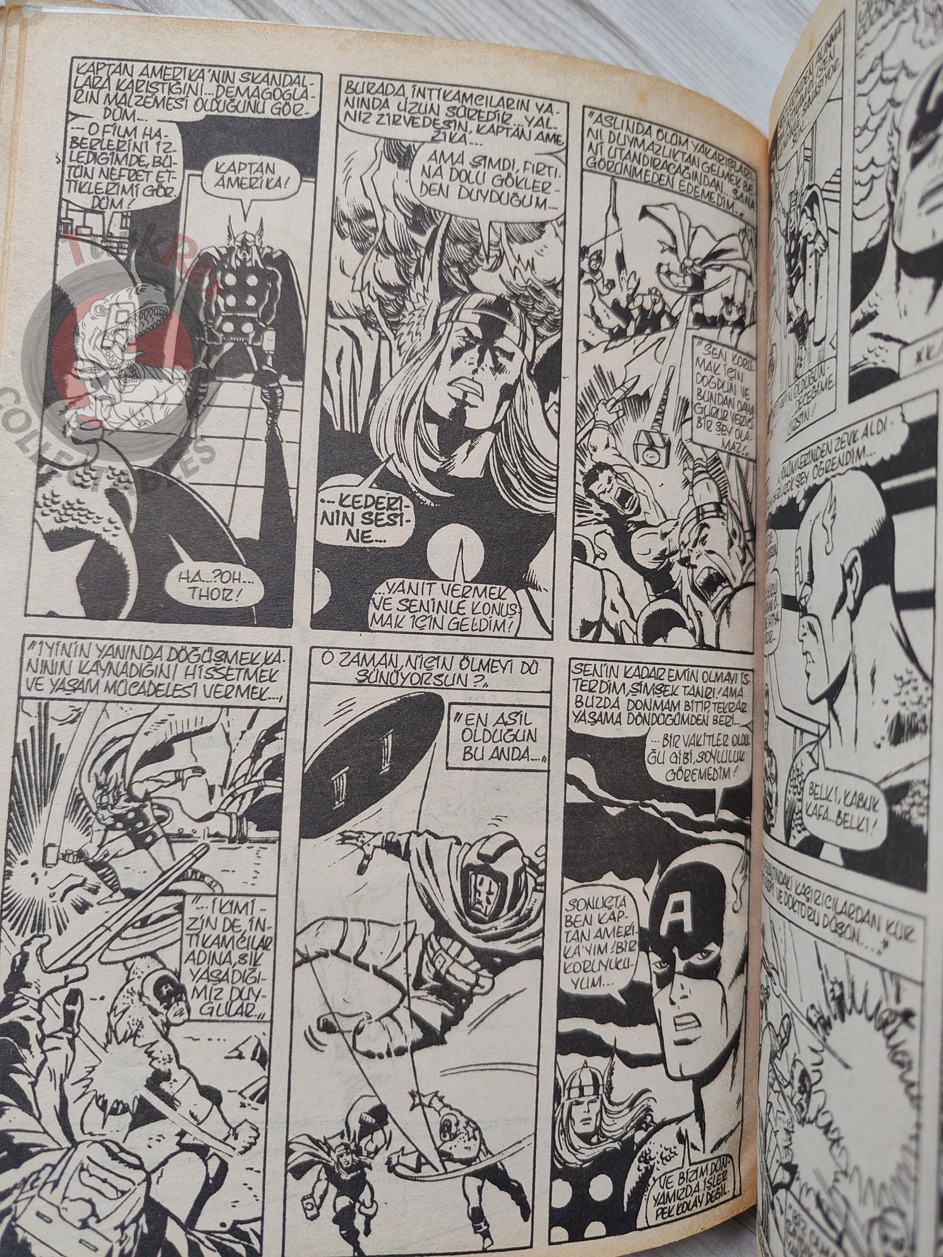 Captain America – Volume 3 1989 Turkish Comic Turkey Thor