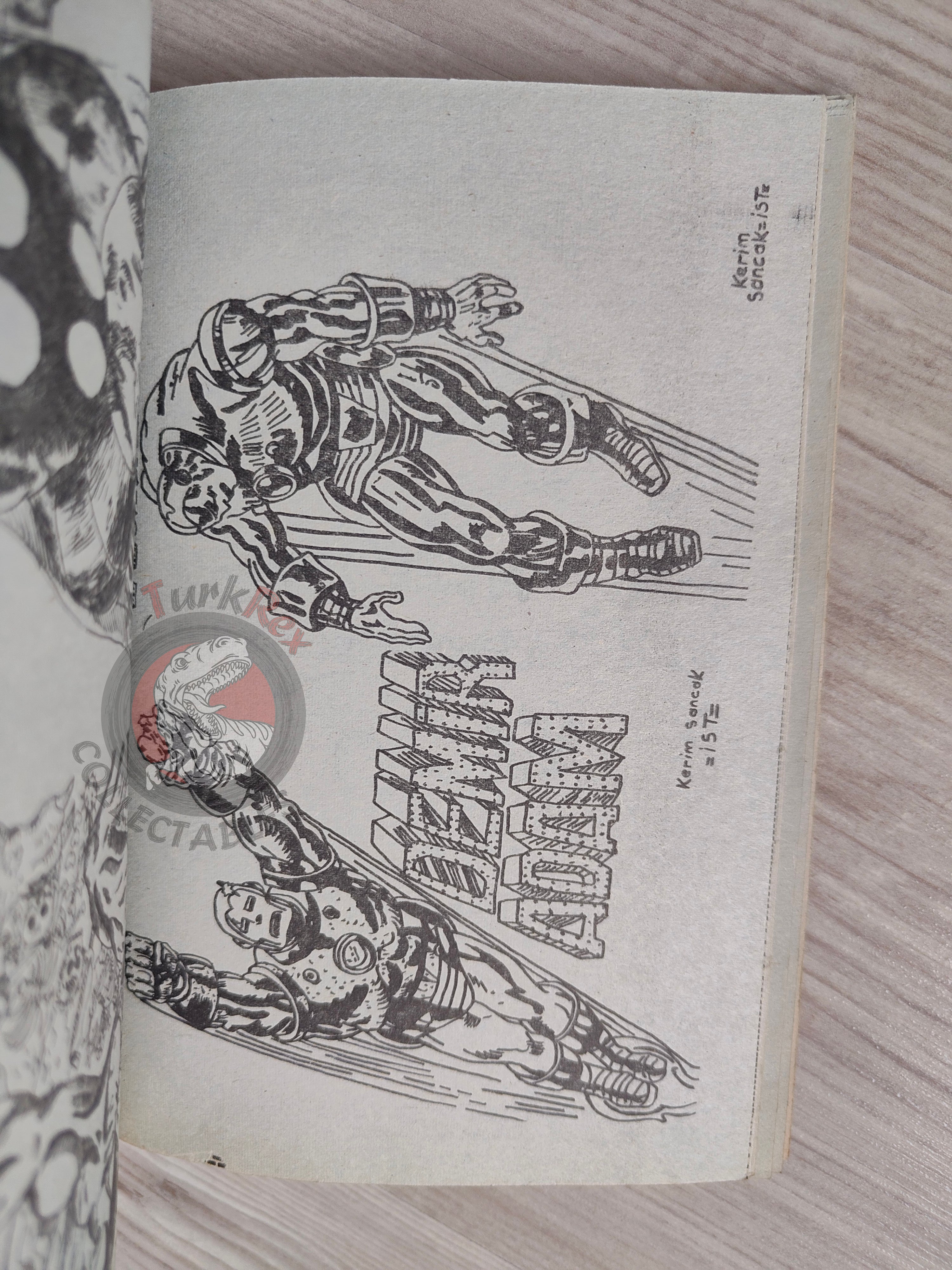 Iron Man #6 Demir Adam 1989 Turkish Comic Turkey #89 #90 #91 #92