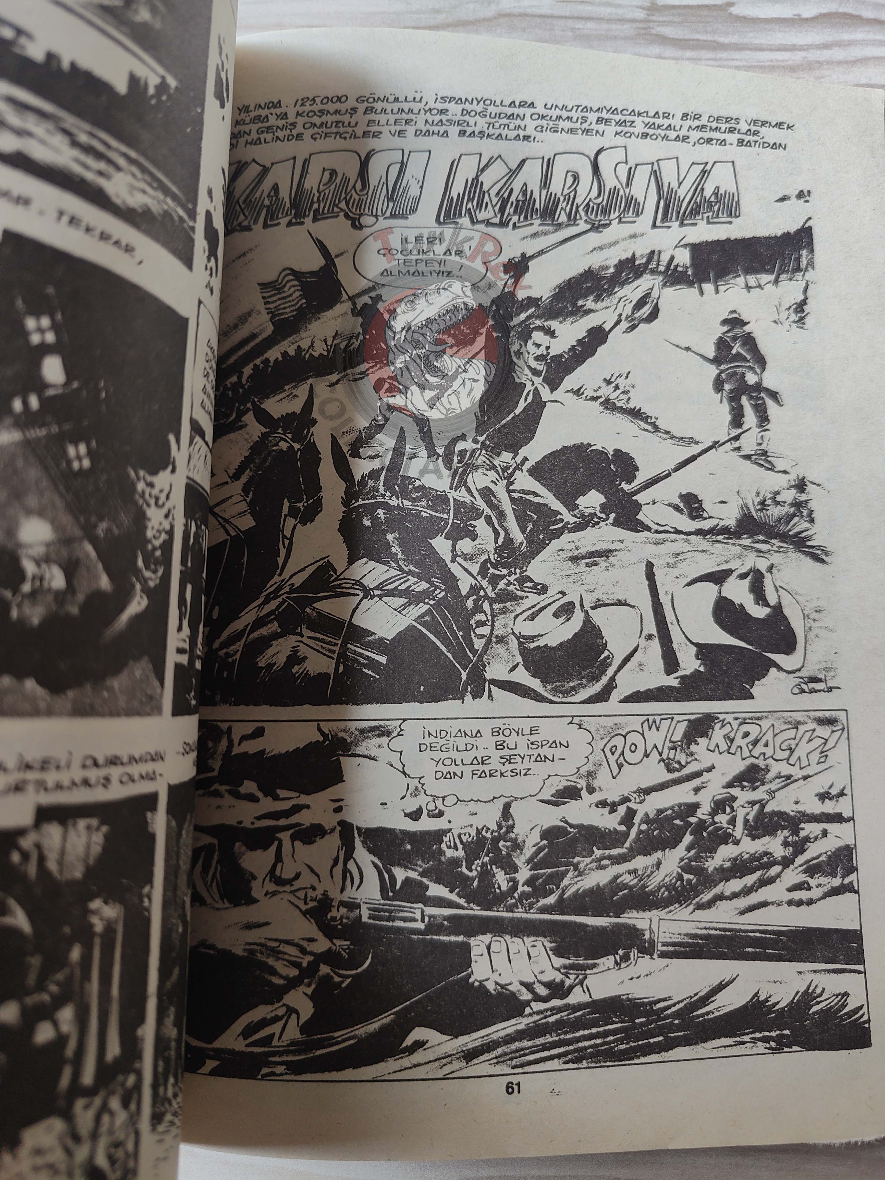 Süper Korku #12 late 80s Turkish Comic Turkey Warren Blazing Combat Eerie Vampirella