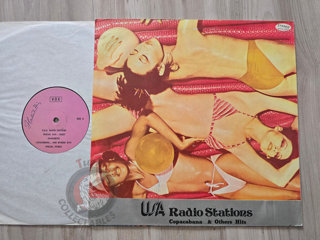 Various – USA Radio Stations Copacabana....& Other Hits Turkish Pressing Vinyl Turkey Edition