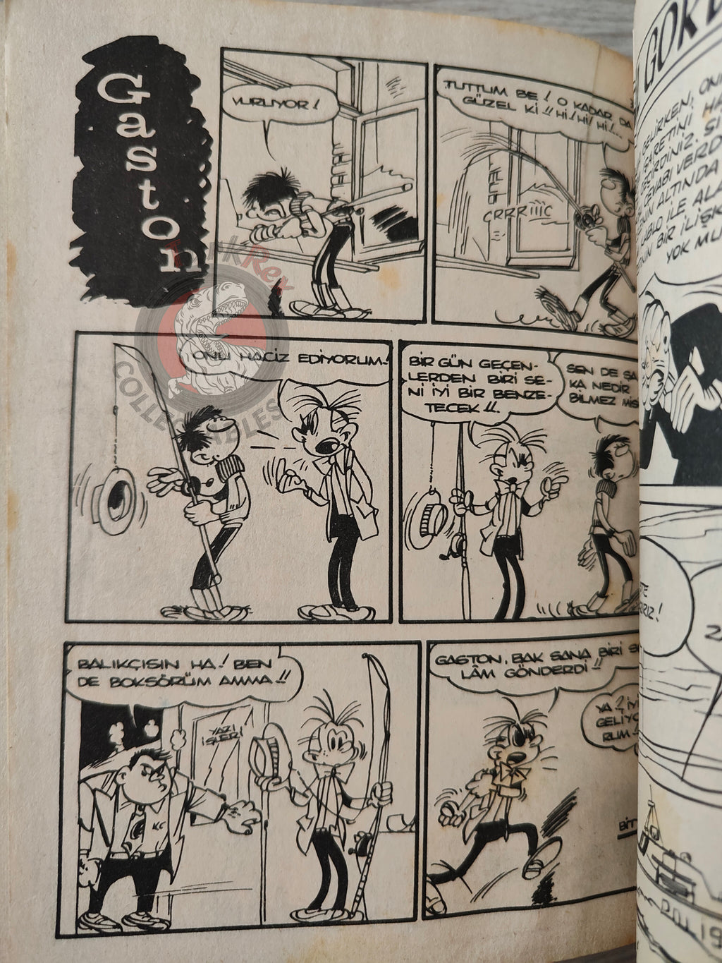Lucky Luke #10 La Ville Fantôme 1972 Turkish Comic Turkey Gil Jourdan Gaston