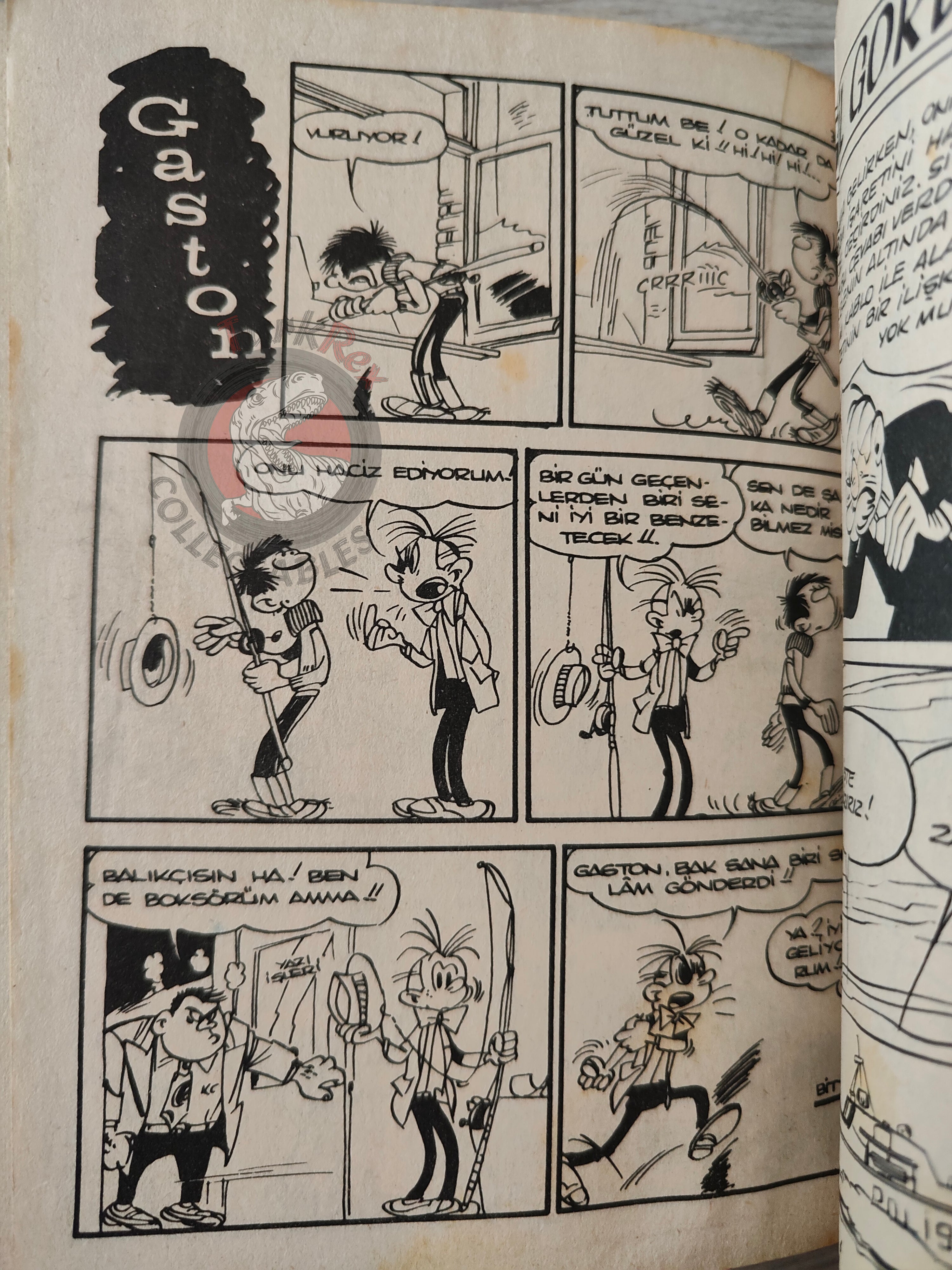 Lucky Luke #10 La Ville Fantôme 1972 Turkish Comic Turkey Gil Jourdan Gaston