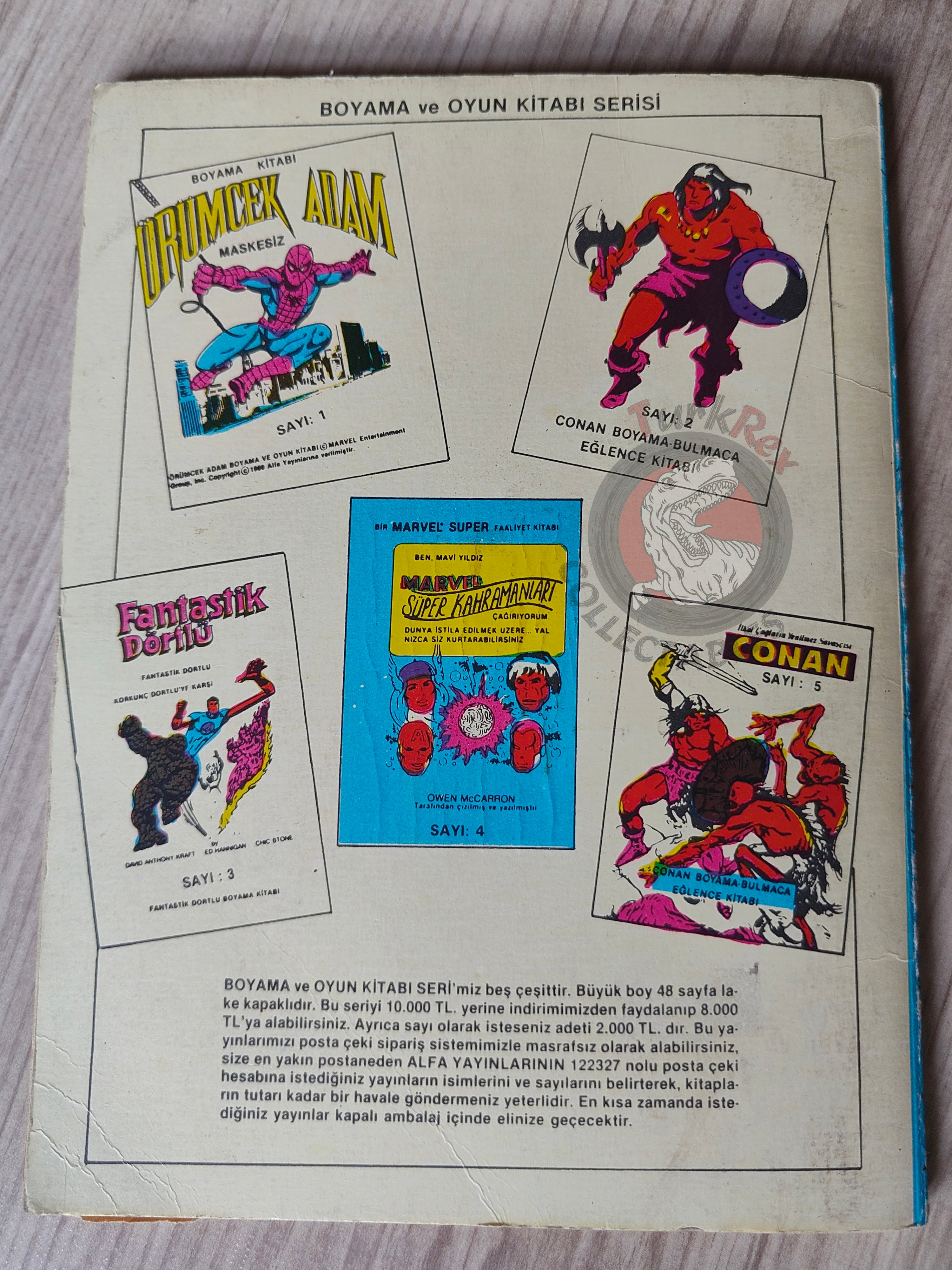 Iron Man #5 Demir Adam 1989 Turkish Comic Turkey #85 #86 #87 #88