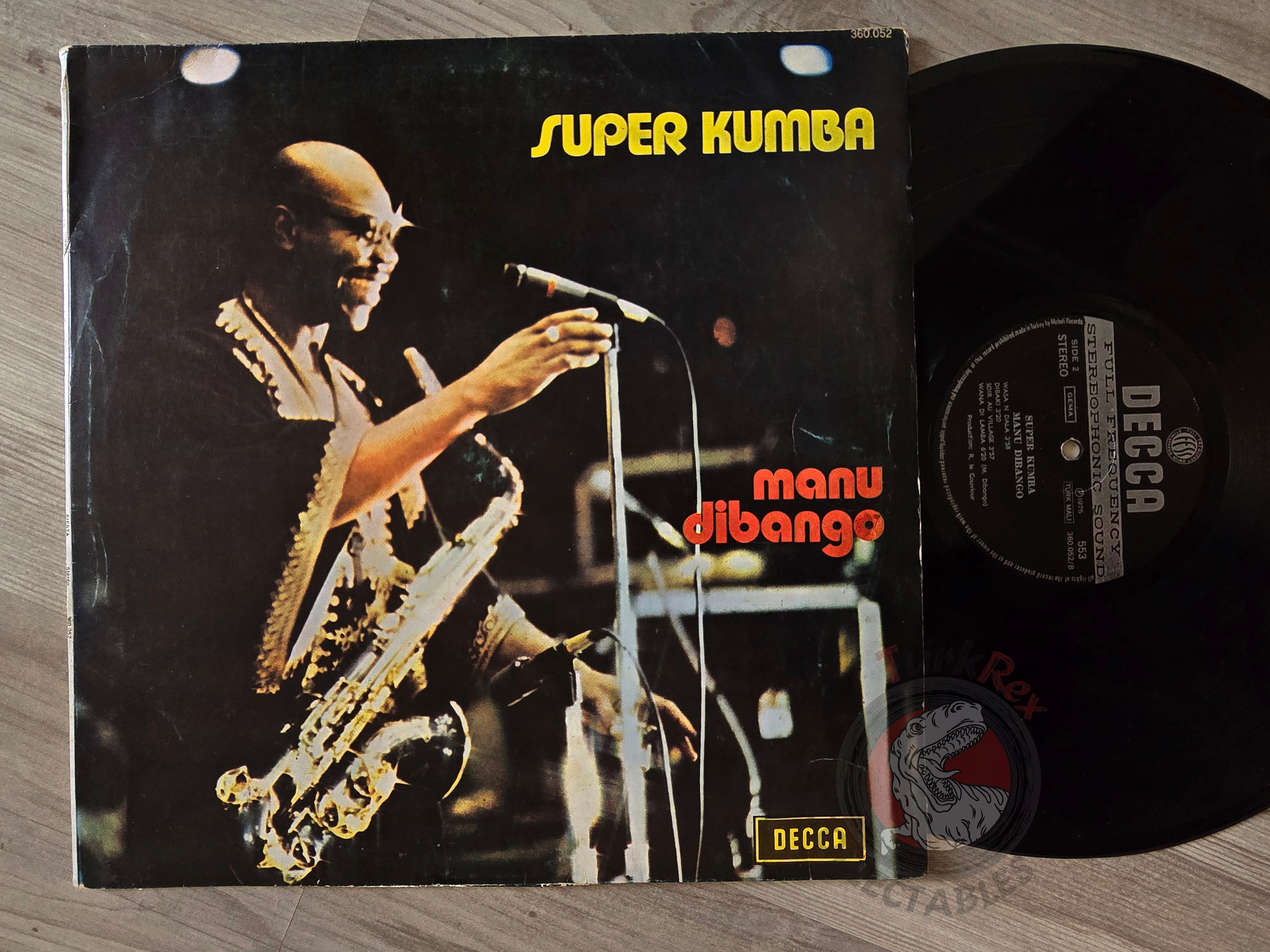 Manu Dibango – Super Kumba Turkish Pressing Vinyl Turkey Edition