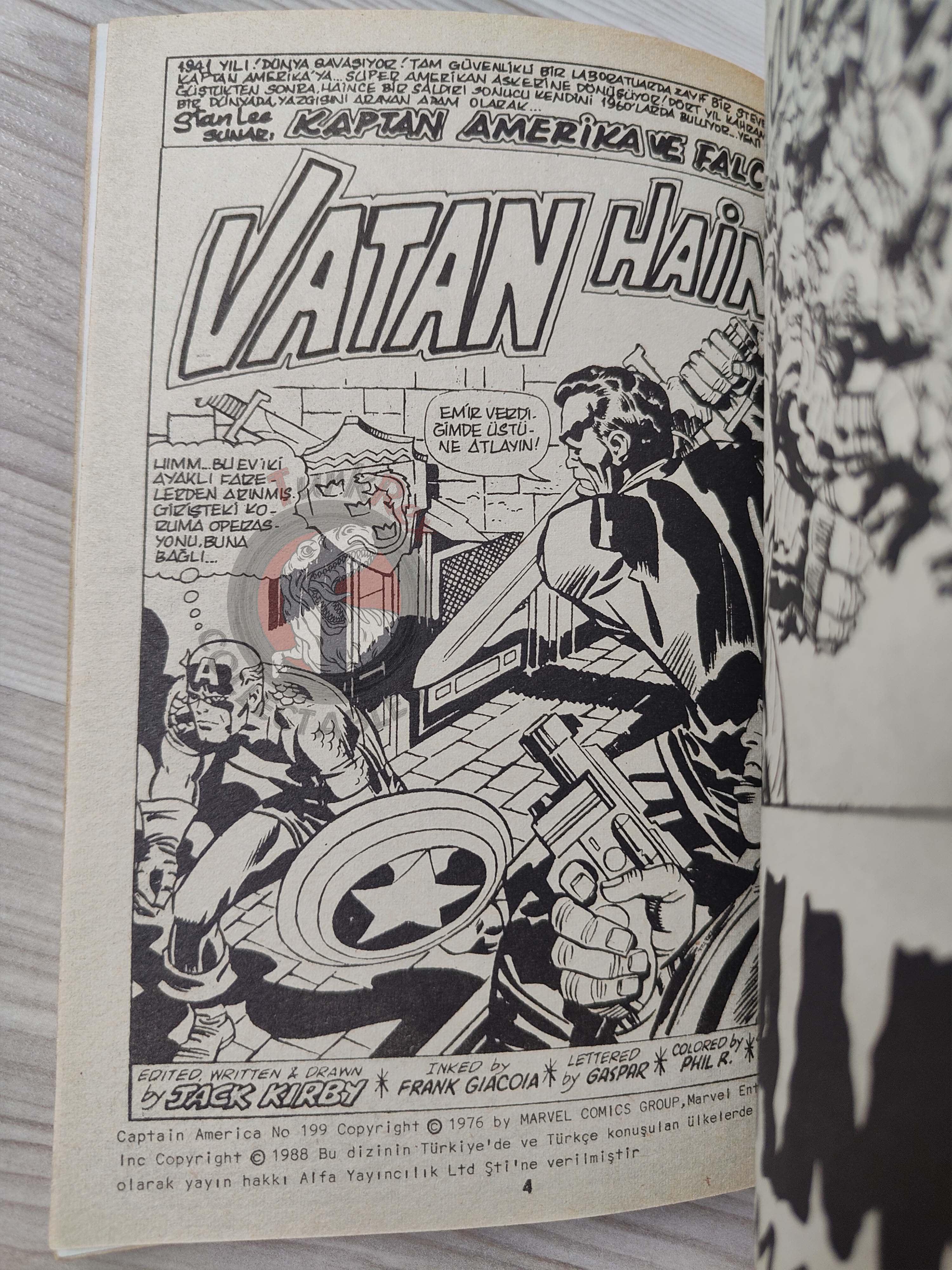 Captain America – Volume 6 1989 Turkish Comic Turkey