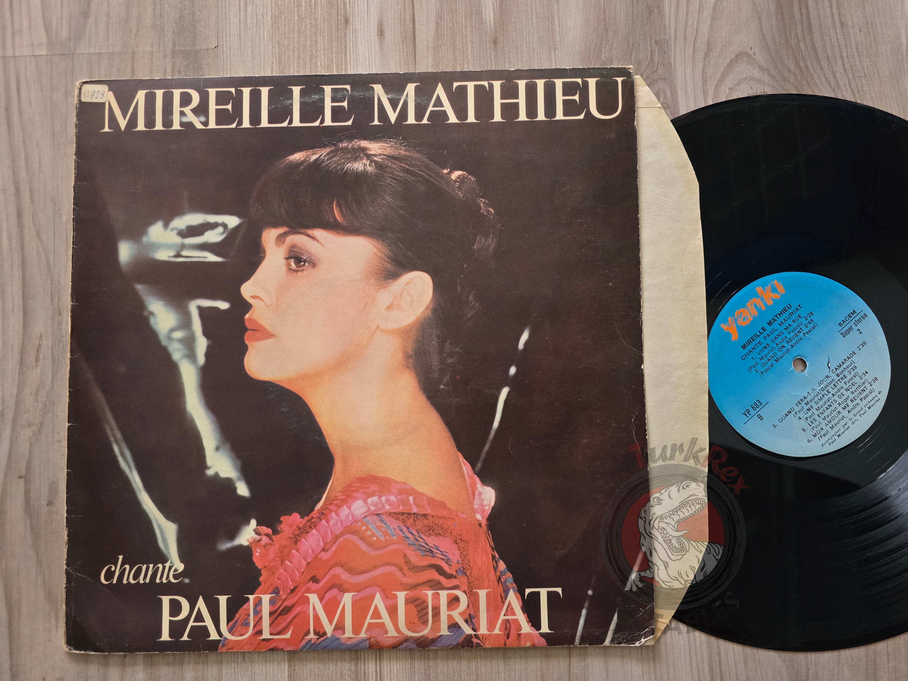 Mireille Mathieu – Mireille Mathieu Chante Paul Mauriat Turkish Pressing Vinyl Turkey Edition