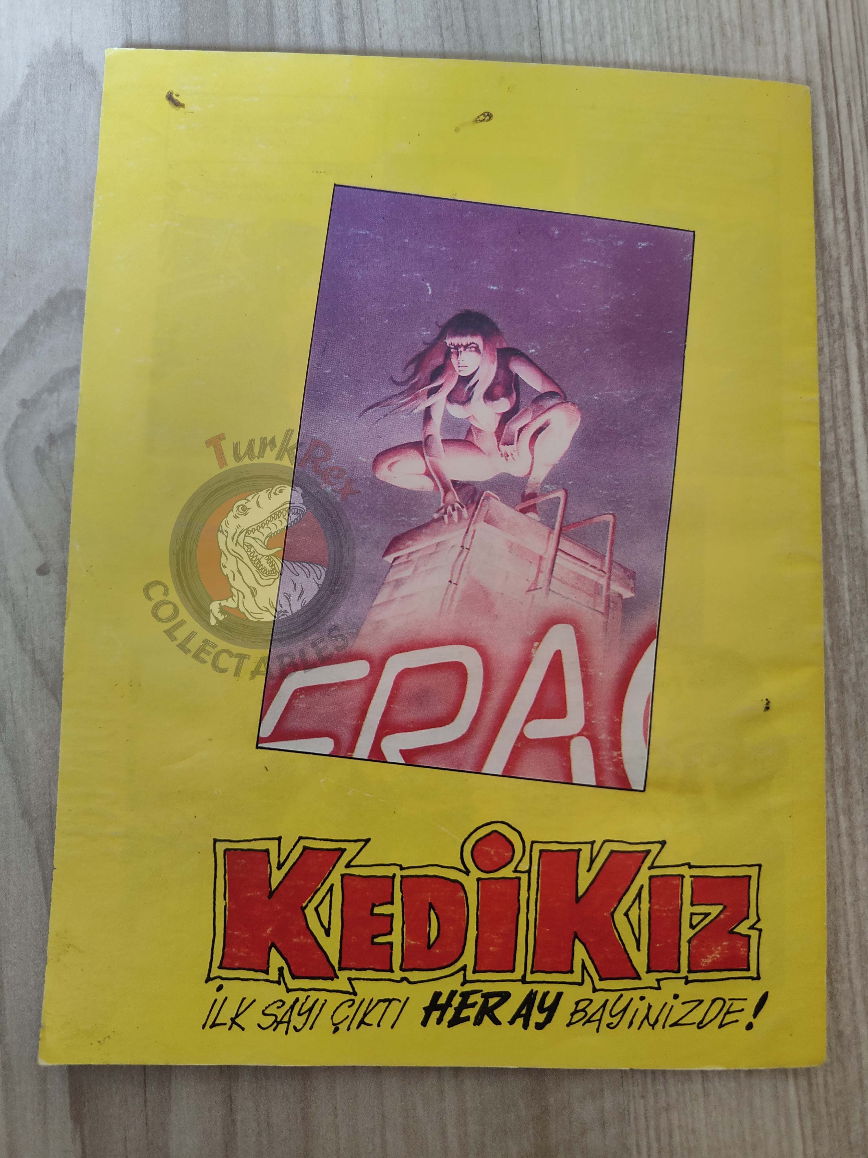 Süper Korku #9 late 80s Turkish Comic Turkey Warren Creepy Eerie Blade