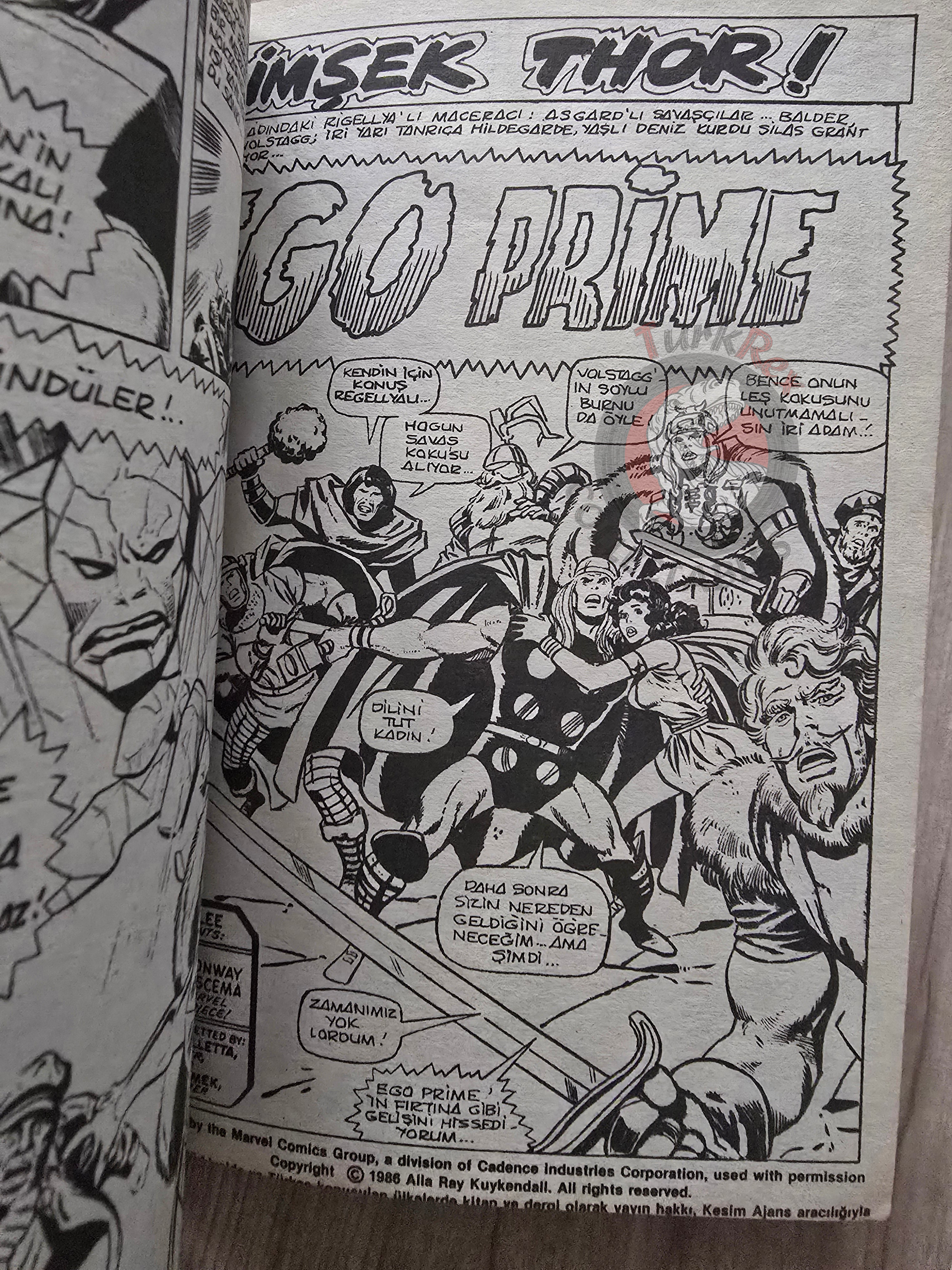 Thor Vol #3 1987 Turkish Comic Turkey The Mighty Thor #197–204 cover #195