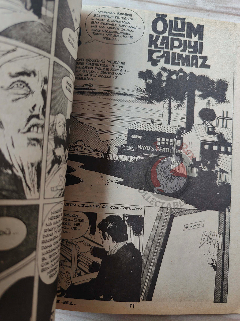 Süper Korku #17 late 80s Turkish Comic Turkey Creepy Eerie Dungeons & Dragons Vampirella