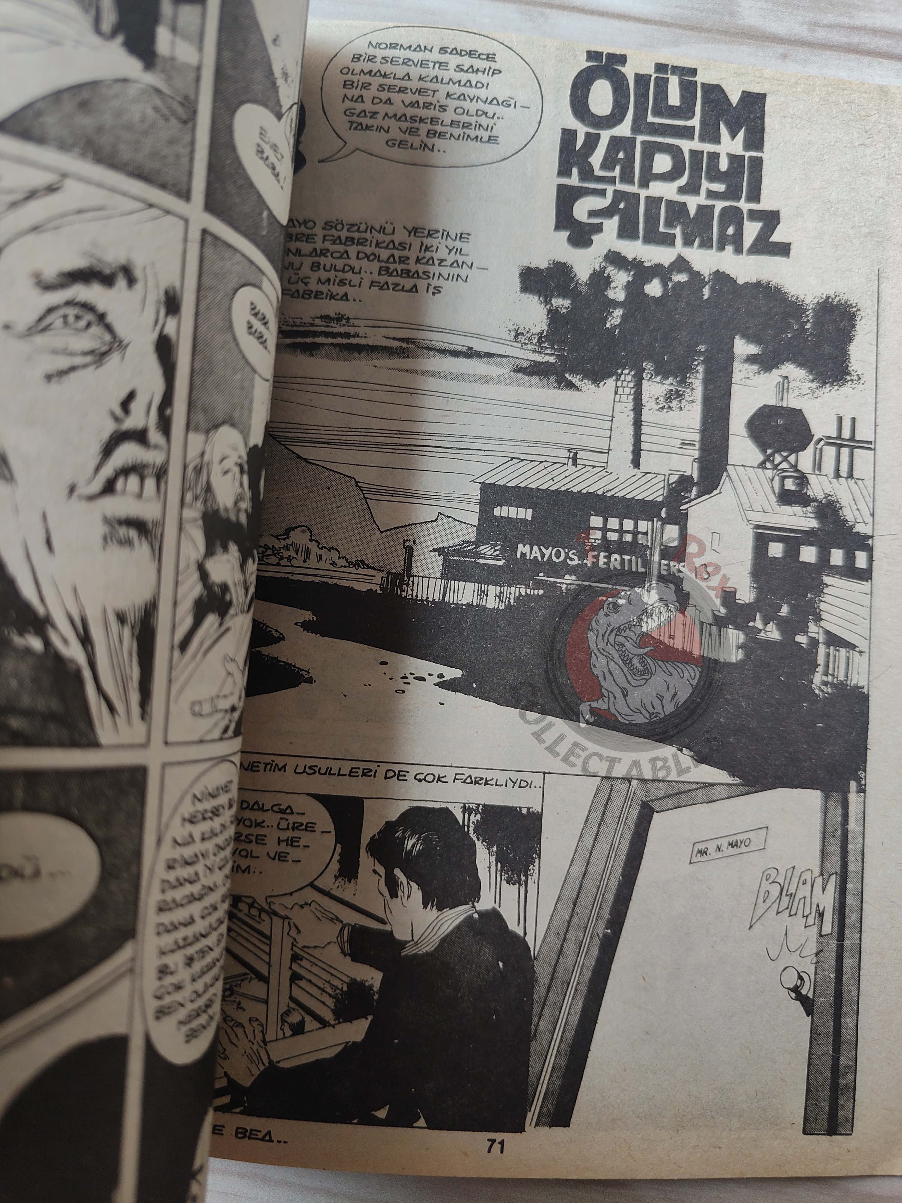 Süper Korku #17 late 80s Turkish Comic Turkey Creepy Eerie Dungeons & Dragons Vampirella