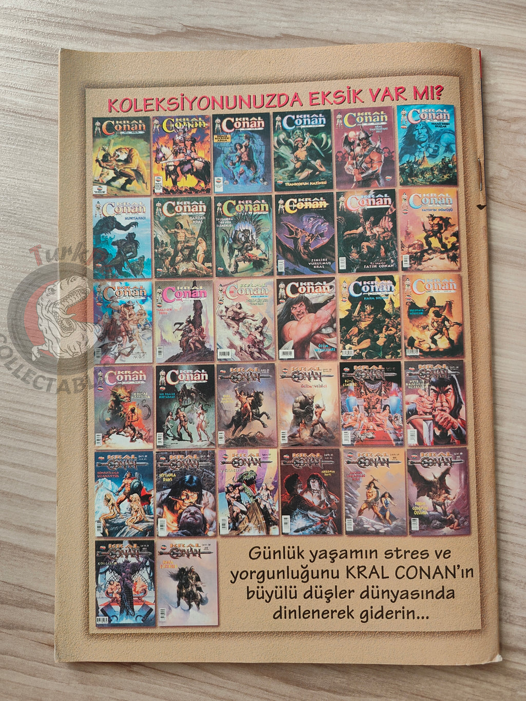 Conan The Barbarian #3 2001 Turkish Comic Turkey #65 #66 #67 #68