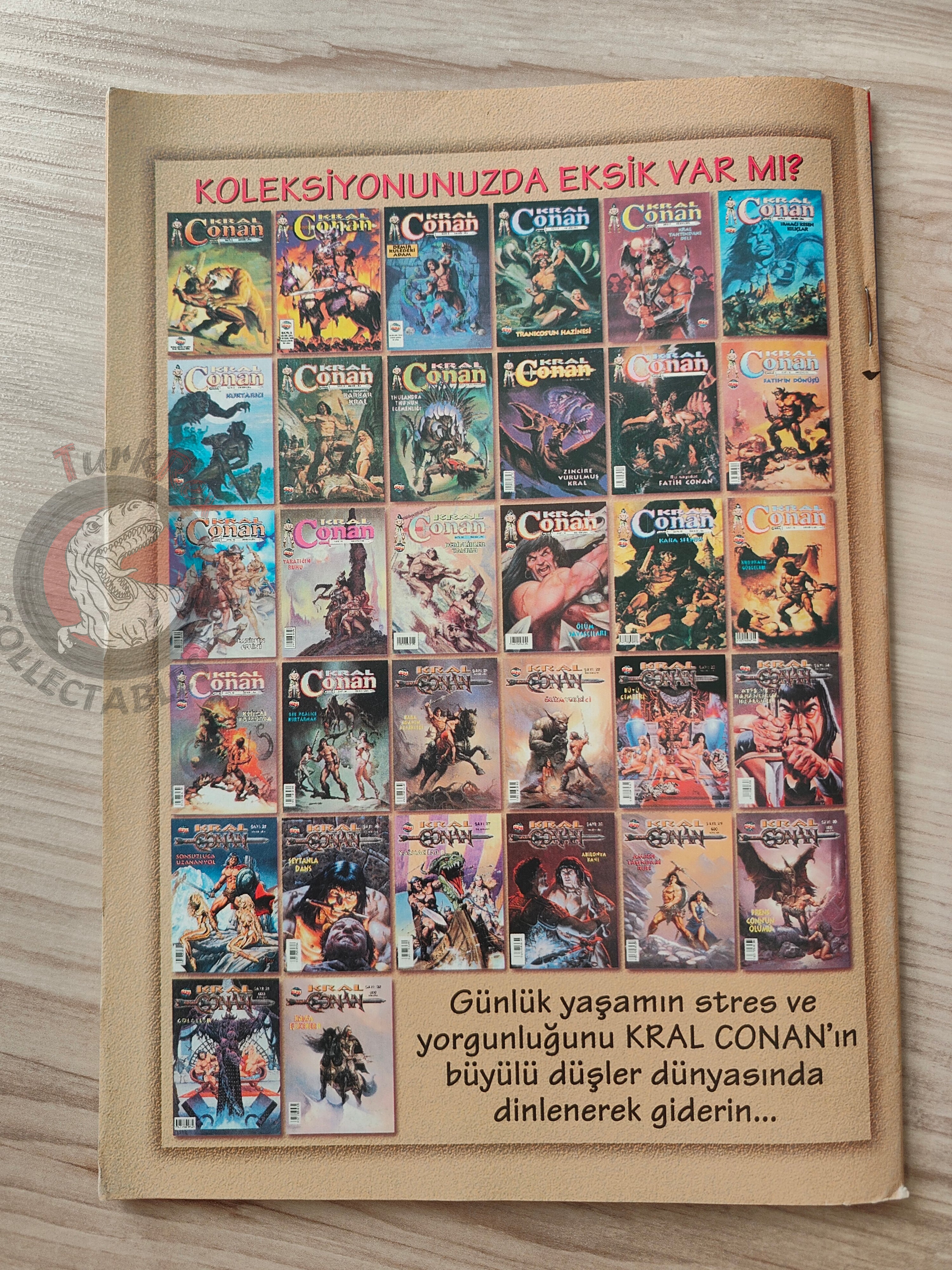 Conan The Barbarian #3 2001 Turkish Comic Turkey #65 #66 #67 #68
