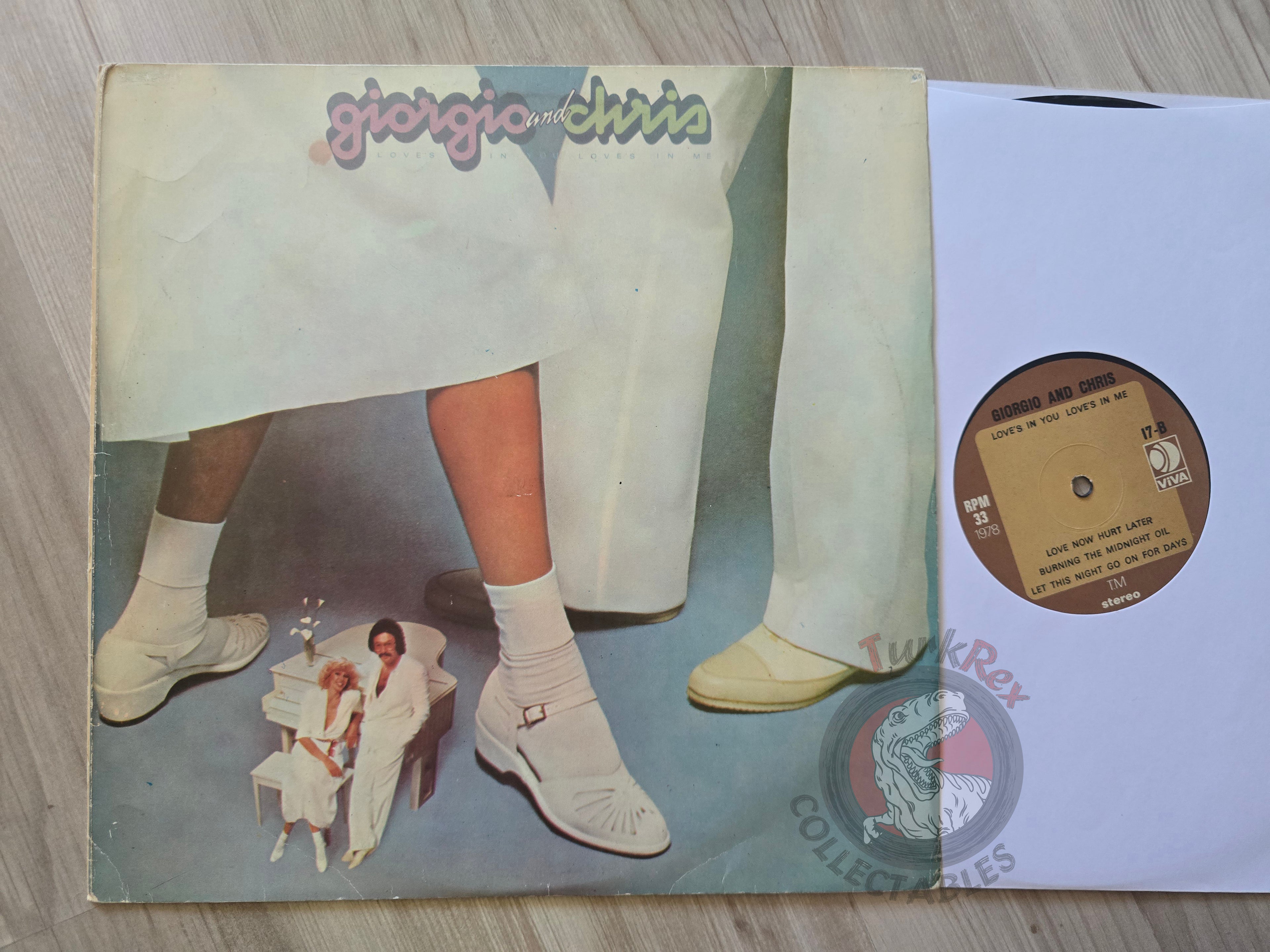Giorgio Moroder And Chris Bennett – Love's In You, Love's In Me Turkish Pressing Vinyl Turkey Edition