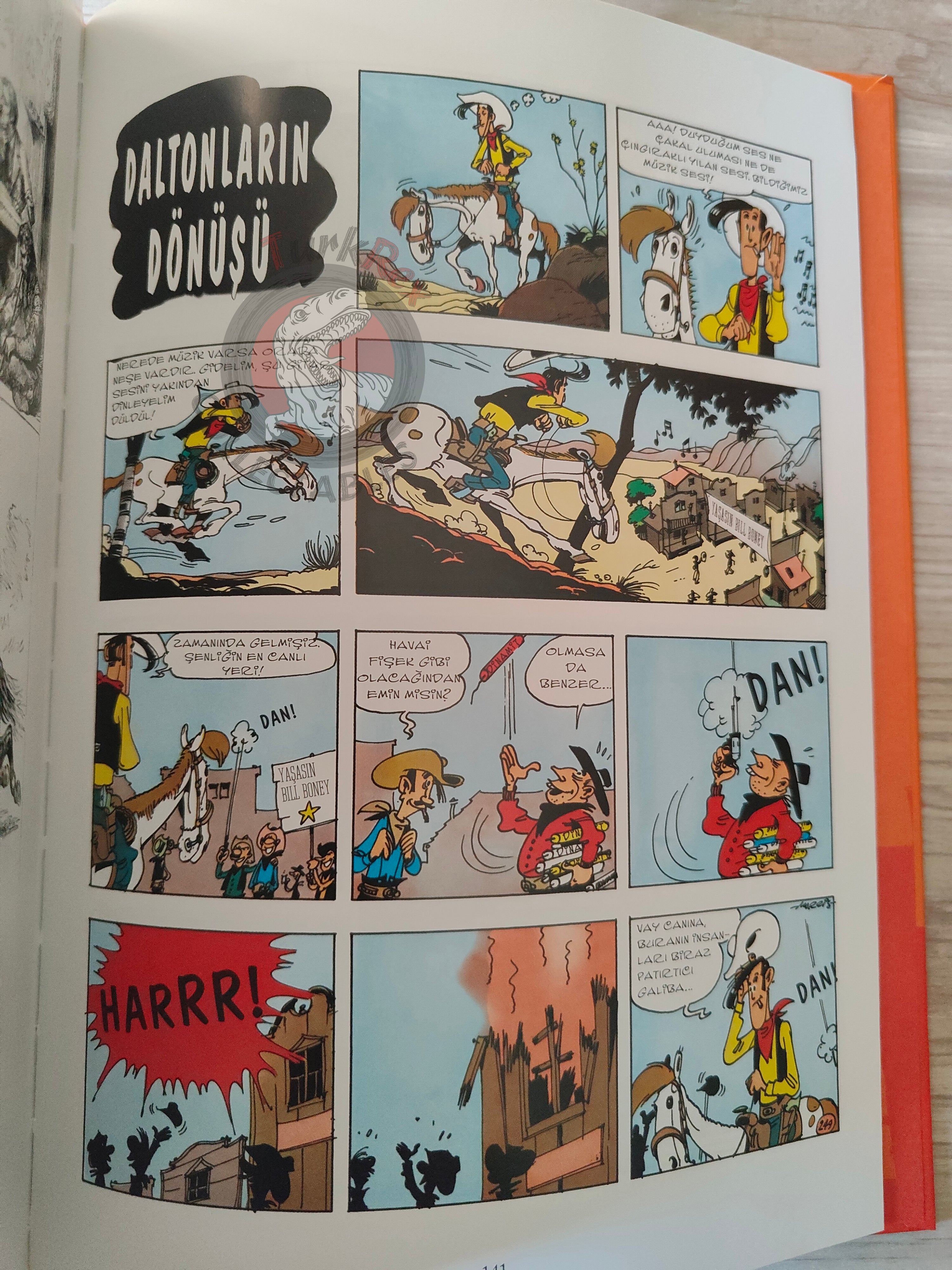 Lucky Luke – L'integrale #2 Turkish Comic Turkey Sous le Ciel de l'Ouest