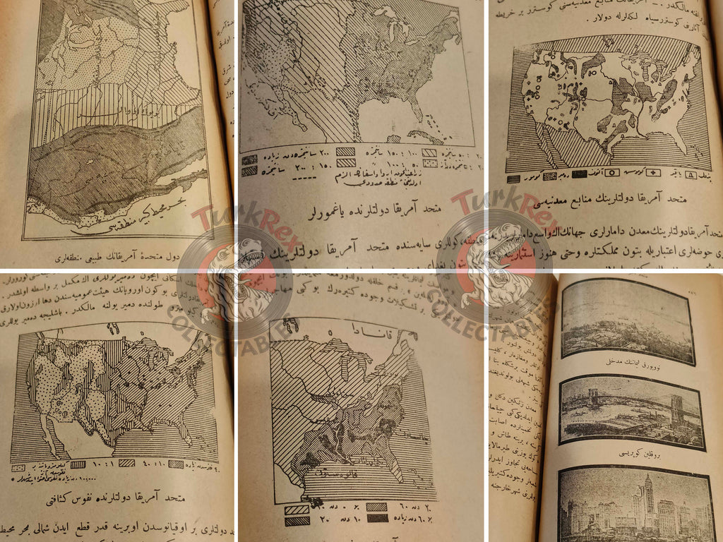 Geography of the Great Powers Ottoman Book 1922 Empire Education with many Maps
