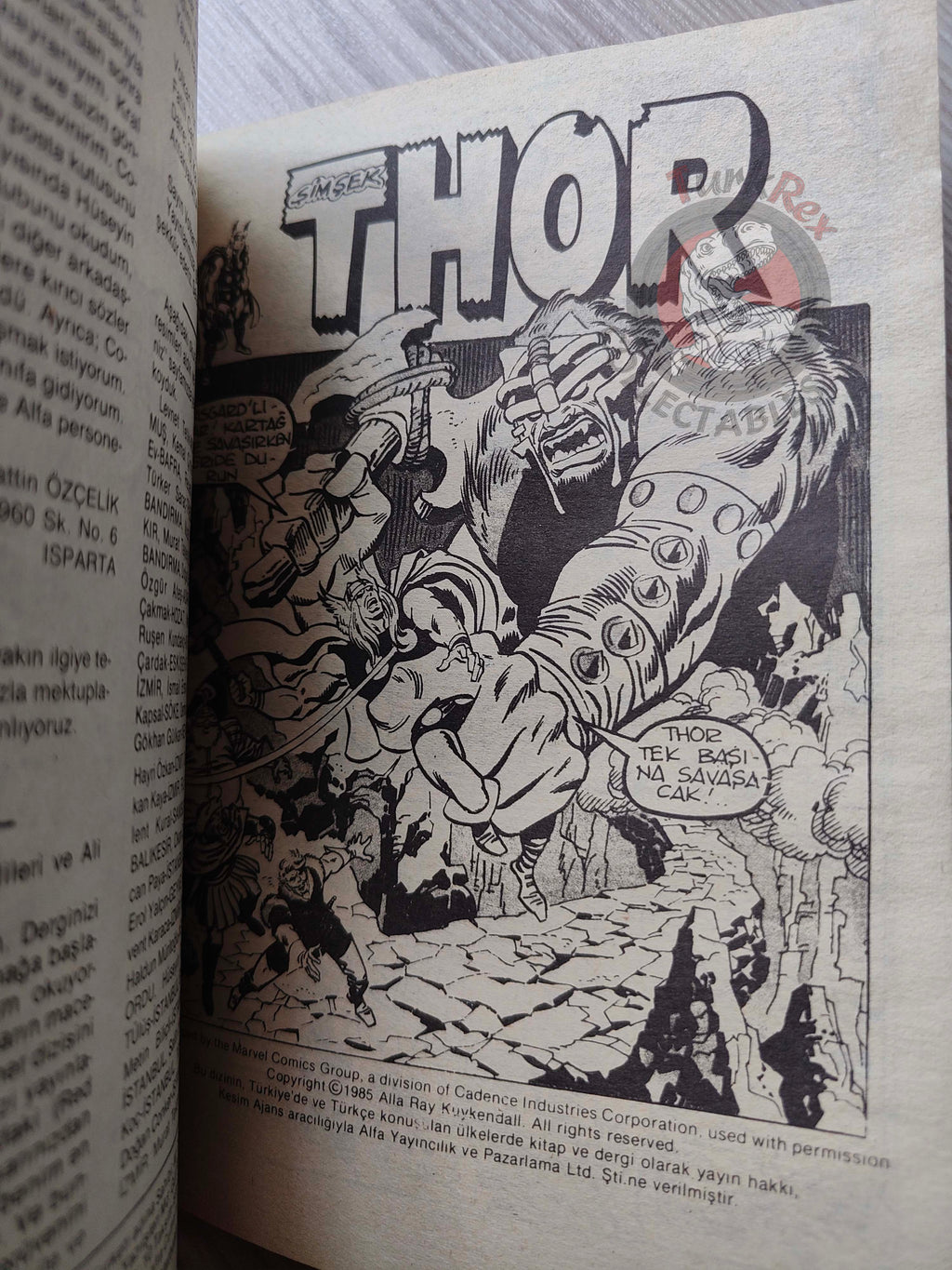 Thor #4 1985 Turkish Comic Turkey The Mighty Thor #193–196 Silver Surfer