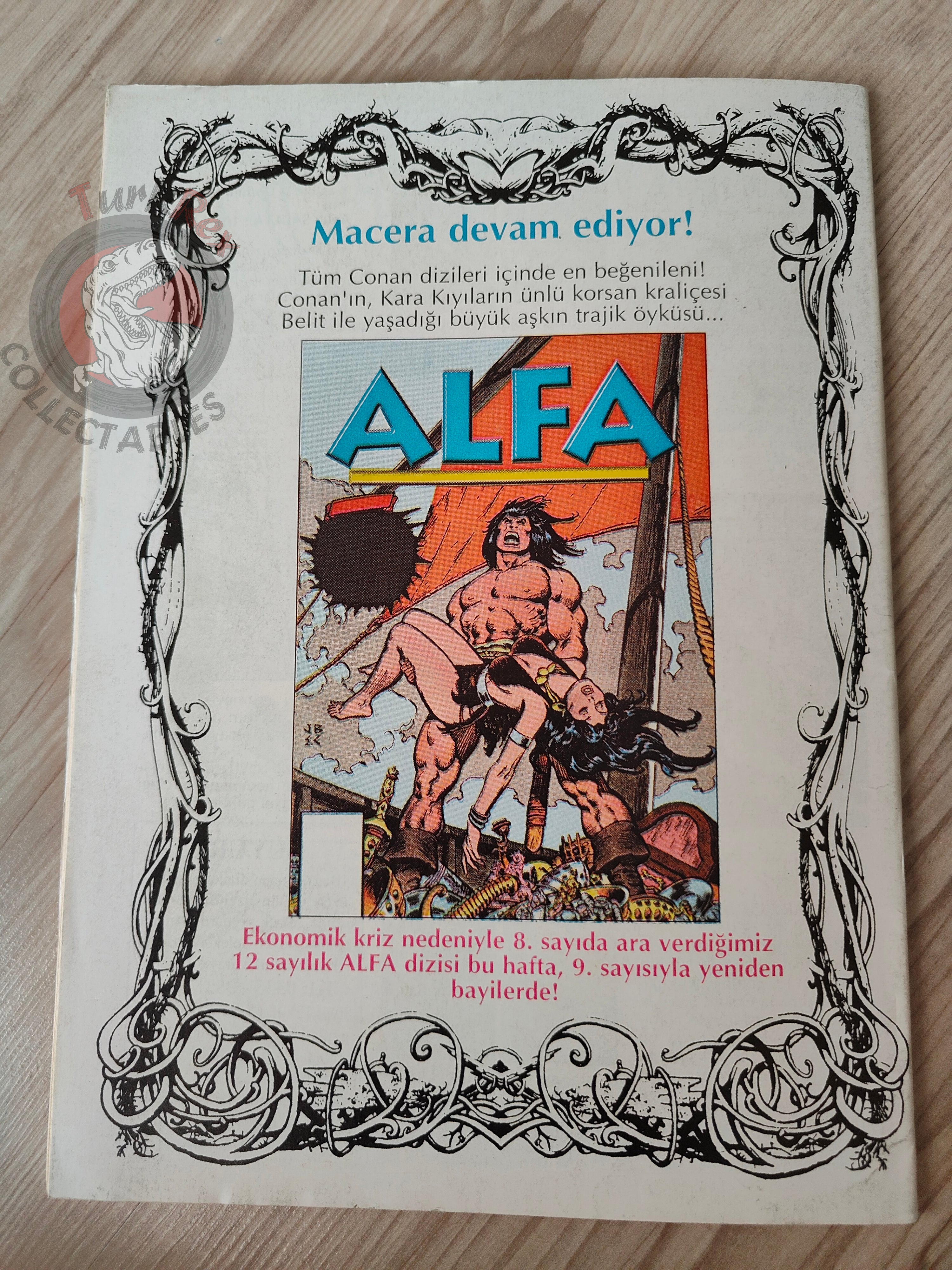 Imparator Conan #12 Conan the King #54 #55 Turkish Comic Turkey Frank Frazetta