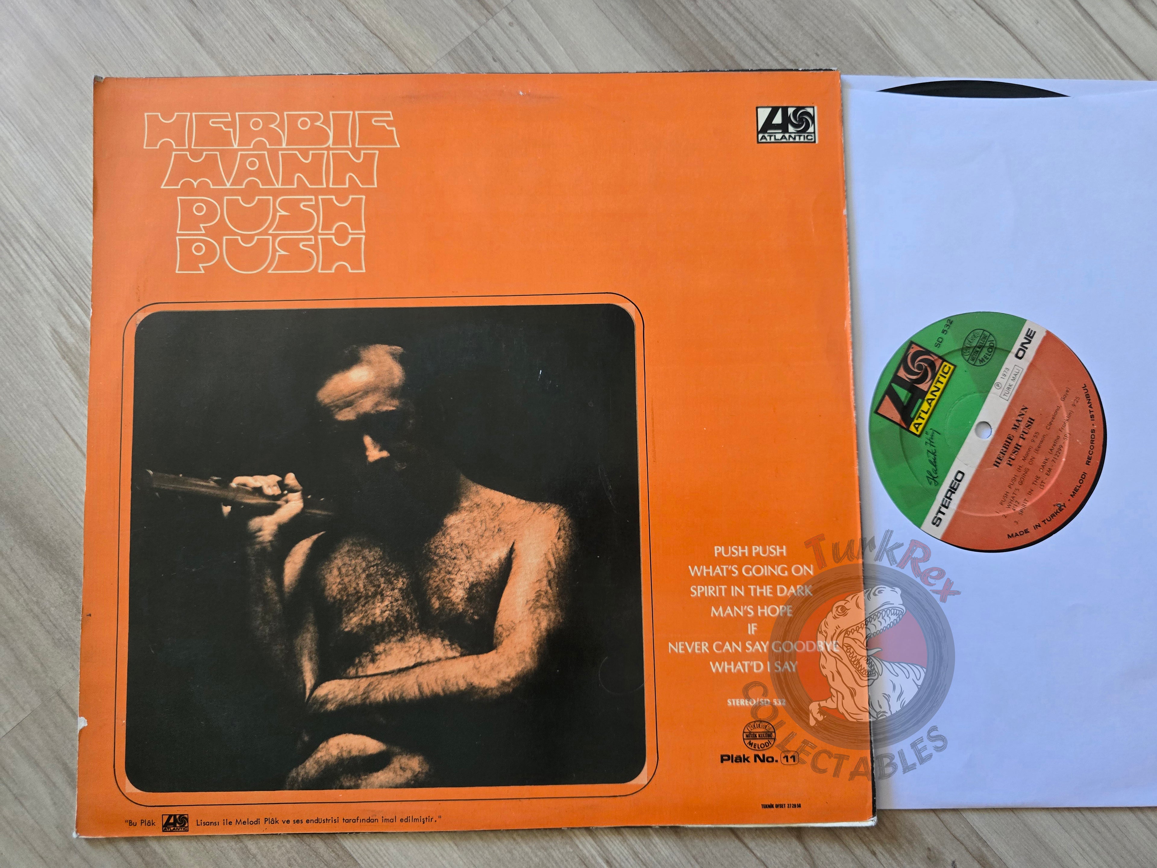 Herbie Mann – Push Push Turkish Pressing Vinyl Turkey Edition