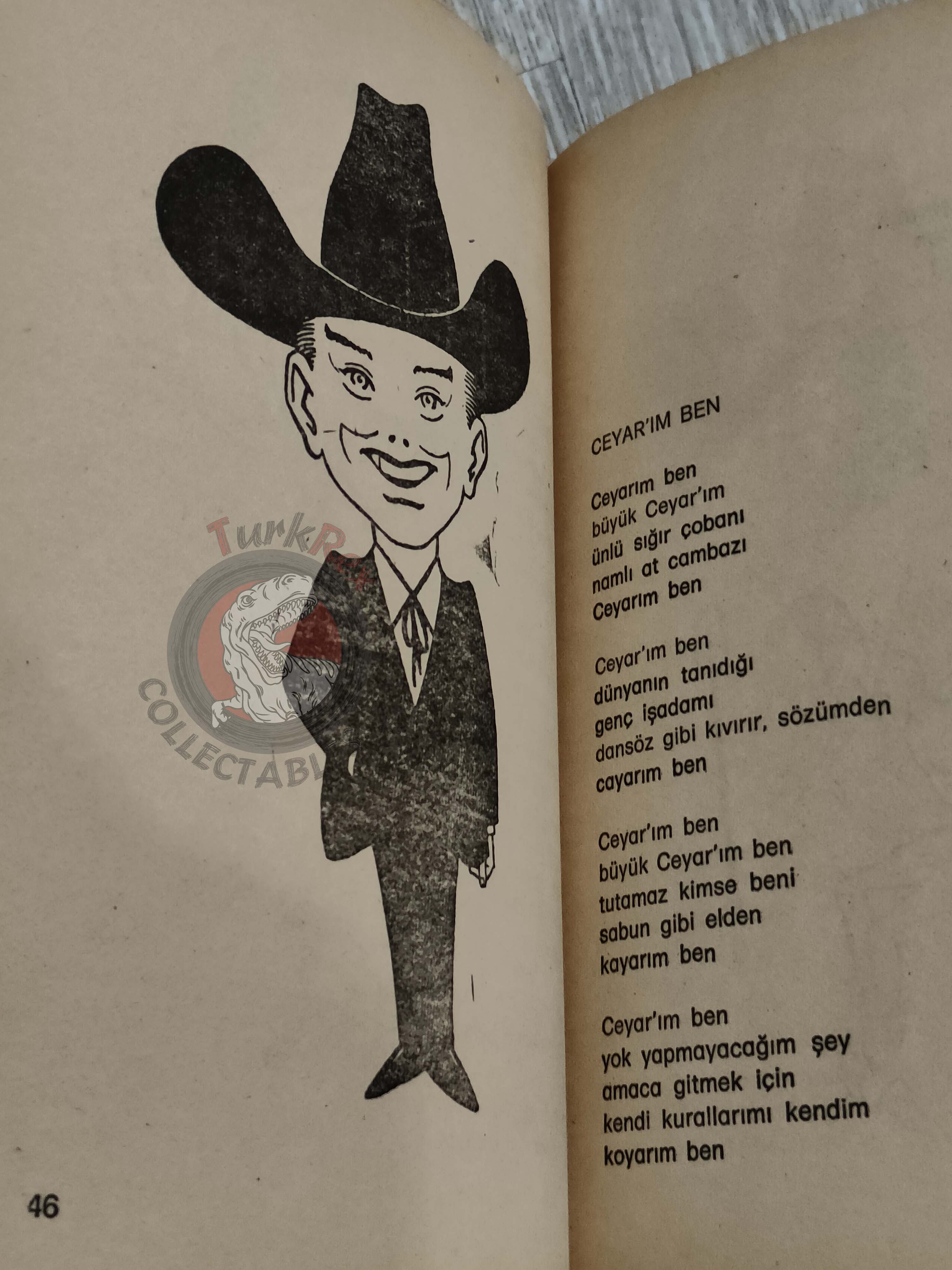 Dallas Tv Series Cartoon Book 1982 Unique Turkish Comic Turkey J.R. Ewing