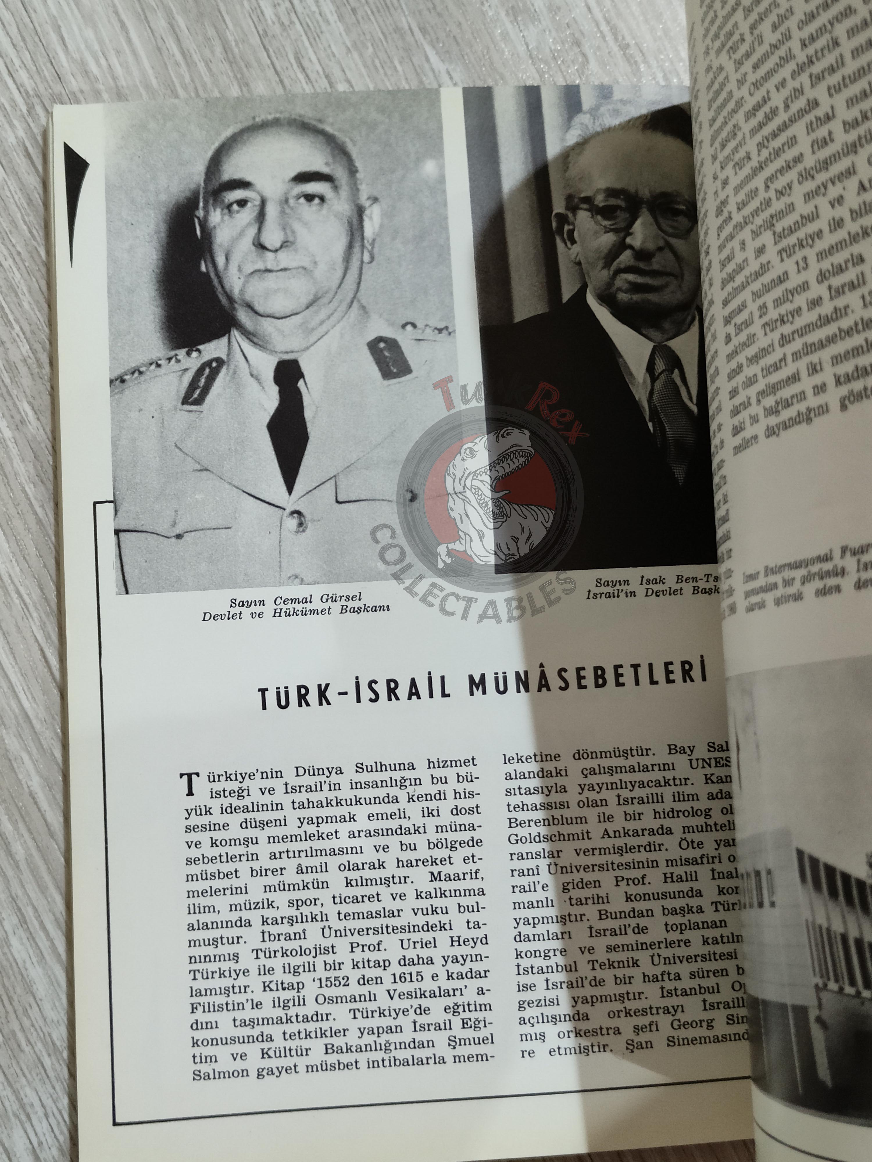 Israel 13th Anniversary 1961 Israeli Embassy Propaganda Turkish Book Turkey Middle East