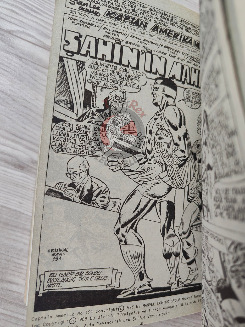 Captain America – Volume 5 1989 Turkish Comic Turkey