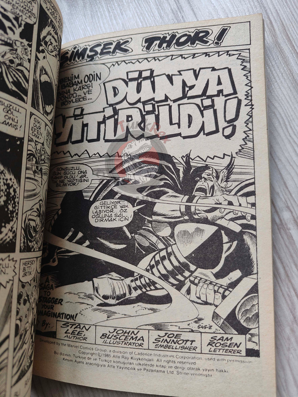 Thor #2 1985 Turkish Comic Turkey The Mighty Thor #183–187