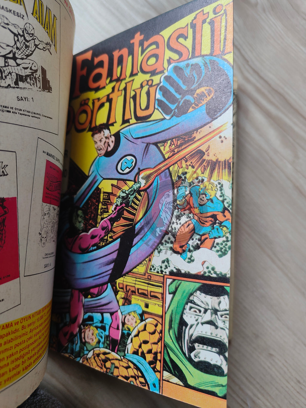 Fantastic Four Special Issue 1989 Turkish Comic Turkey #245 - #258