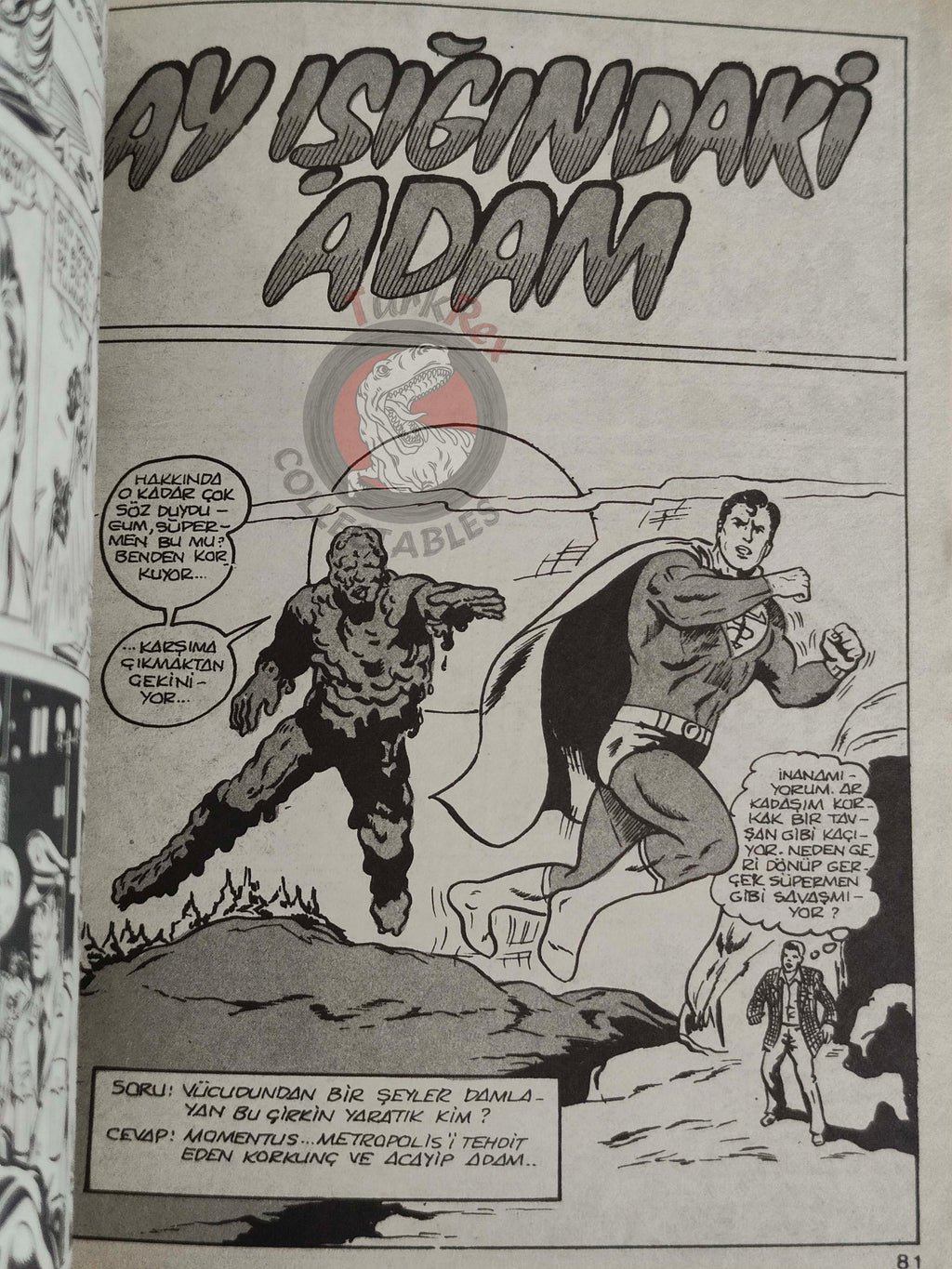 Superman Vol #20 1991 Turkish Comic Turkey Wonder Woman Superboy Supergirl Action Comics