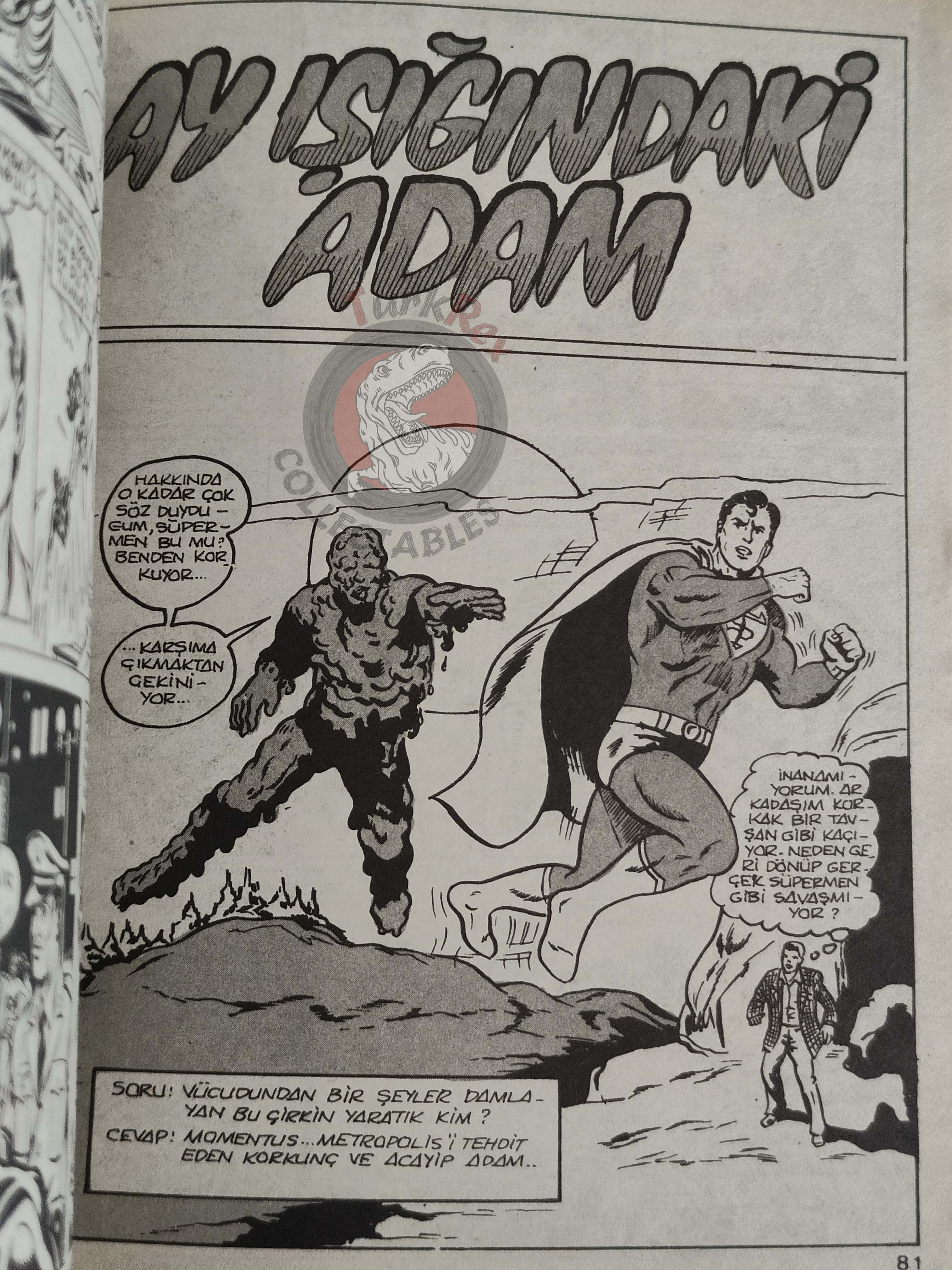 Superman Vol #20 1991 Turkish Comic Turkey Wonder Woman Superboy Supergirl Action Comics