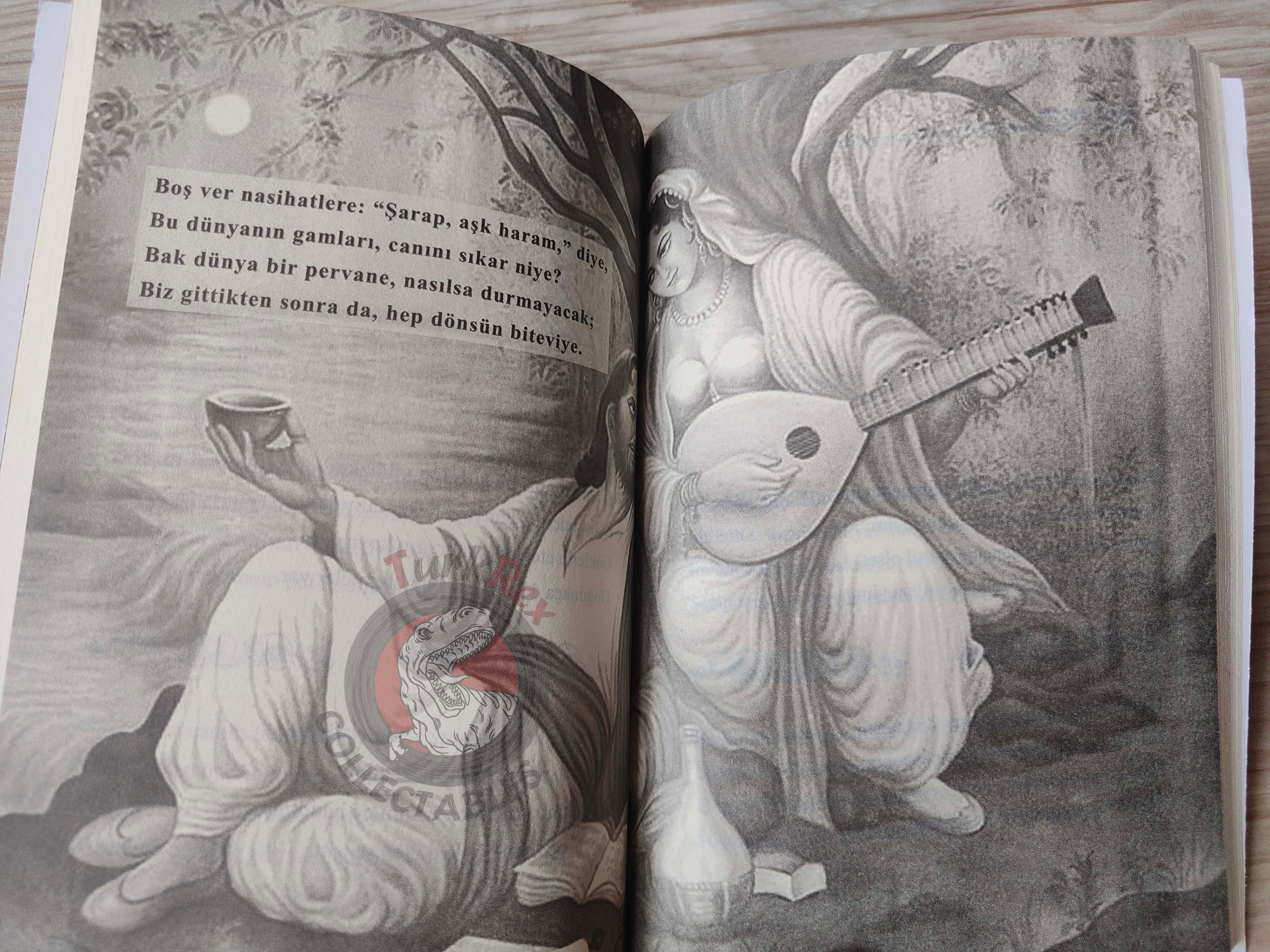 Rubaiyat of Omar Khayyam 2013 Illustrated Turkish Book Turkey Panama