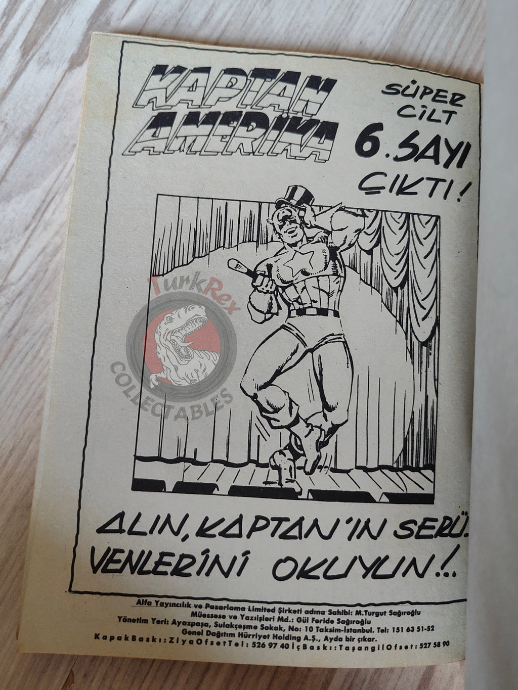 Tintin – The Shooting Star mid 1980s Turkish Edition Comic Turkey 2