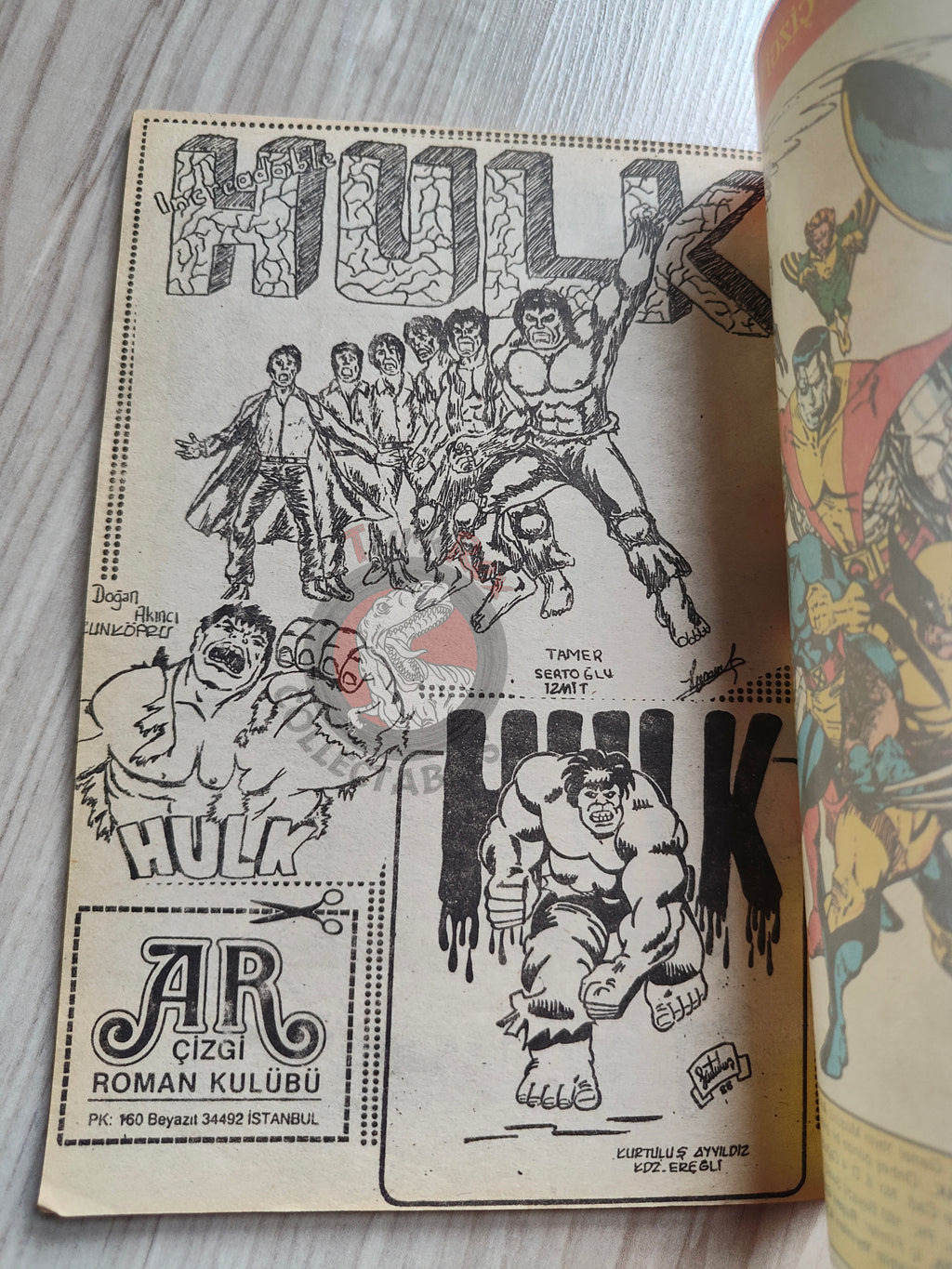 Hulk #19 1988 Turkish Comic Turkey cover Rampaging #8 #96 She-Hulk Lou Ferrigno