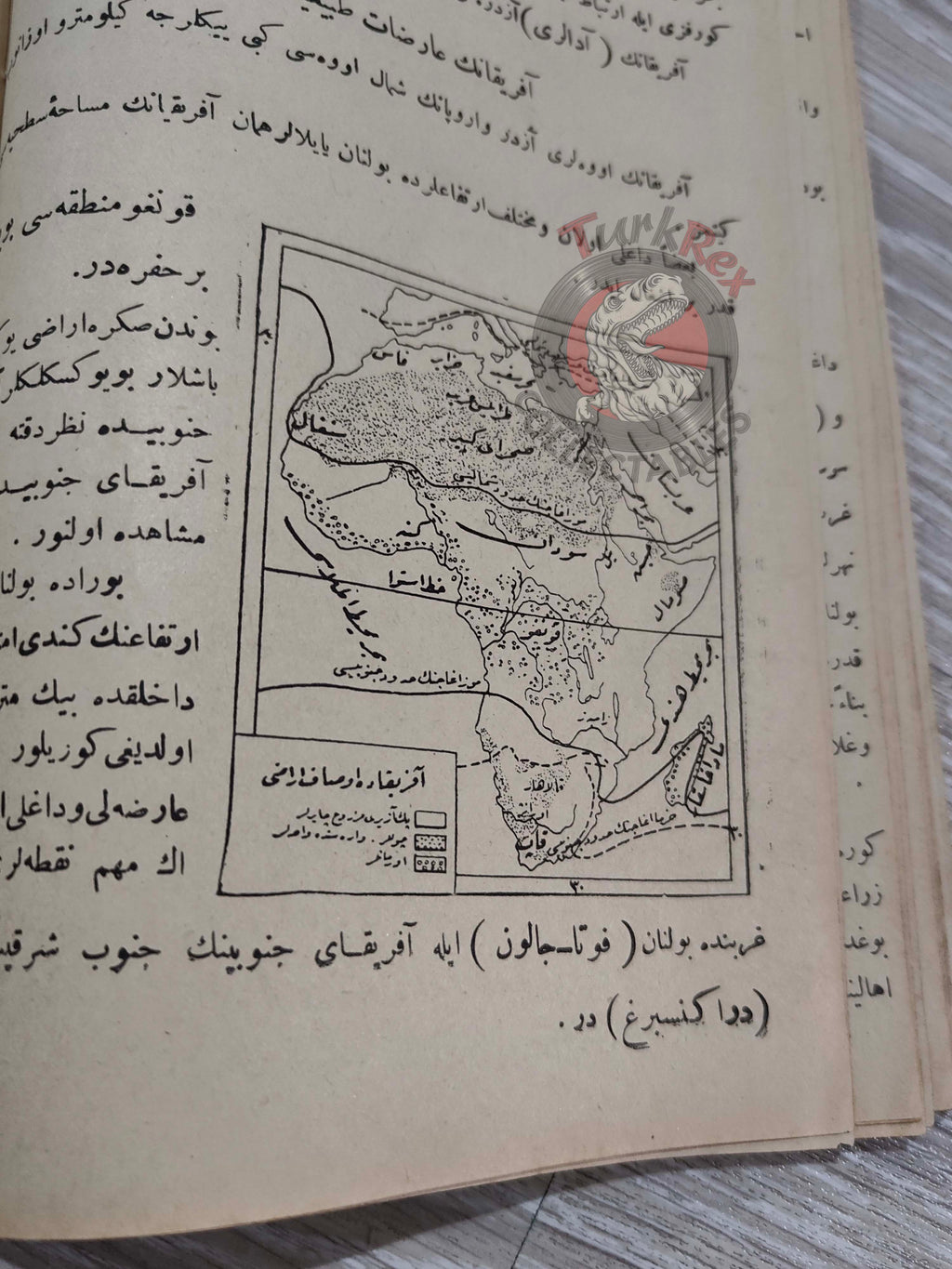 Safvet – General Geography Ottoman Textbook 1923 Empire with Maps Africa Italy