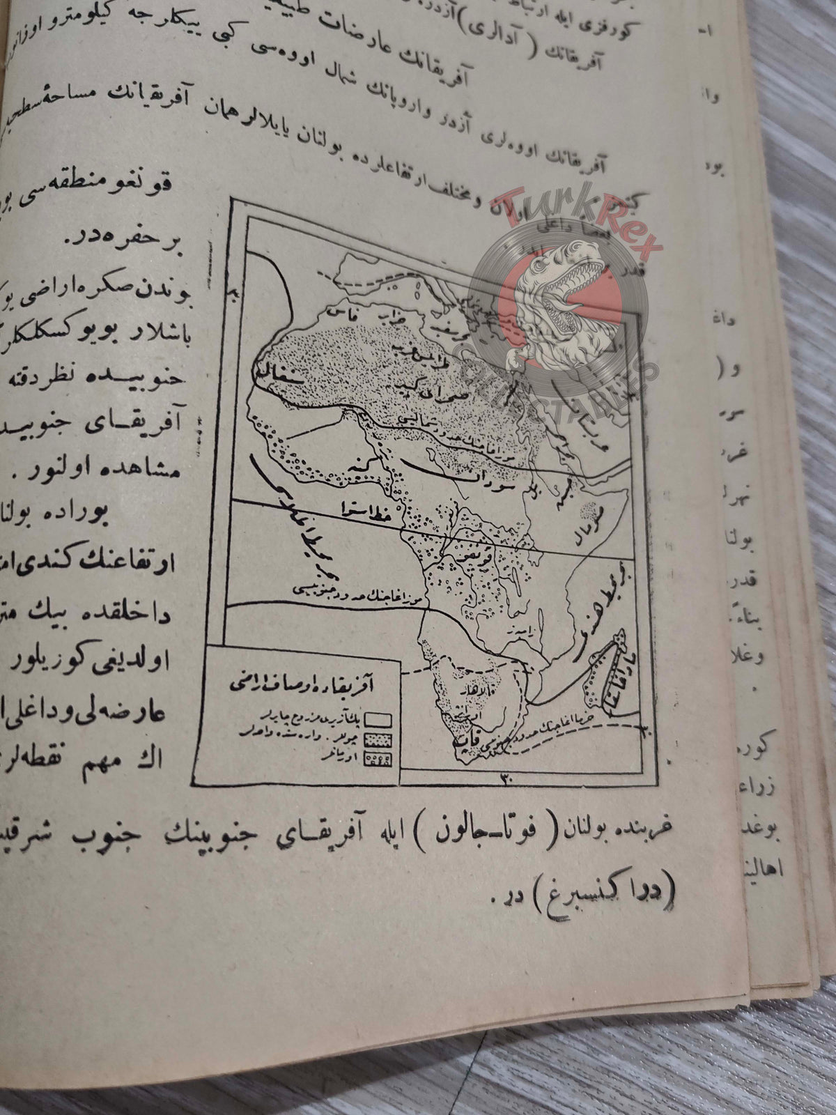 Safvet – General Geography Ottoman Textbook 1923 Empire with Maps Africa Italy