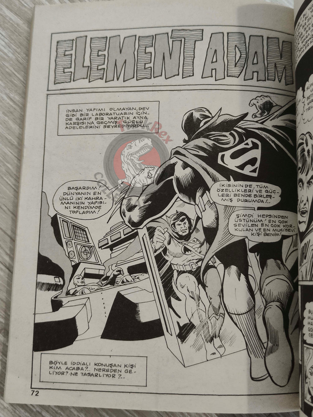 Superman Vol #68 1995 Turkish Comic Turkey #373 #374 #375 Justice League of America