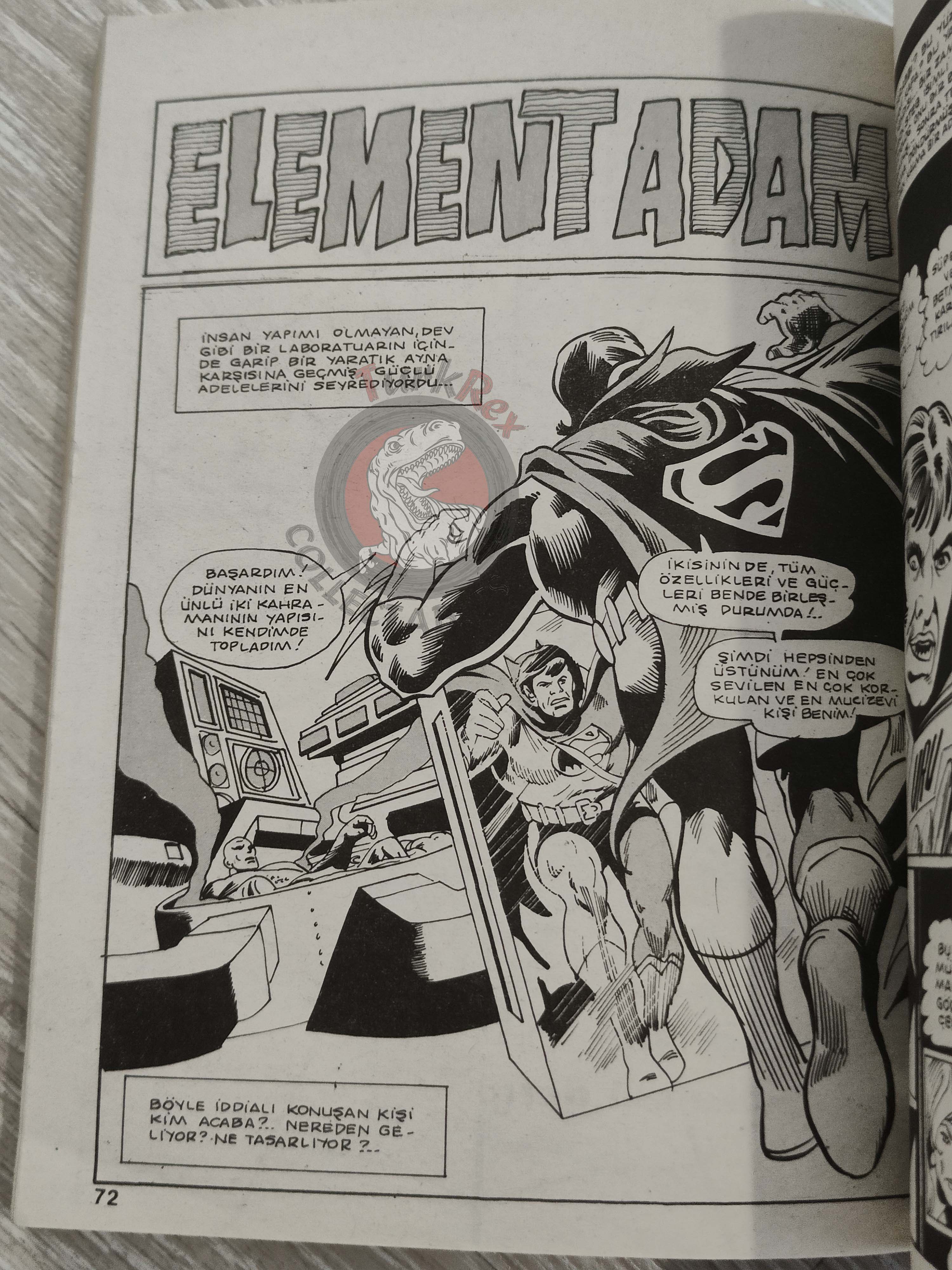 Superman Vol #68 1995 Turkish Comic Turkey #373 #374 #375 Justice League of America