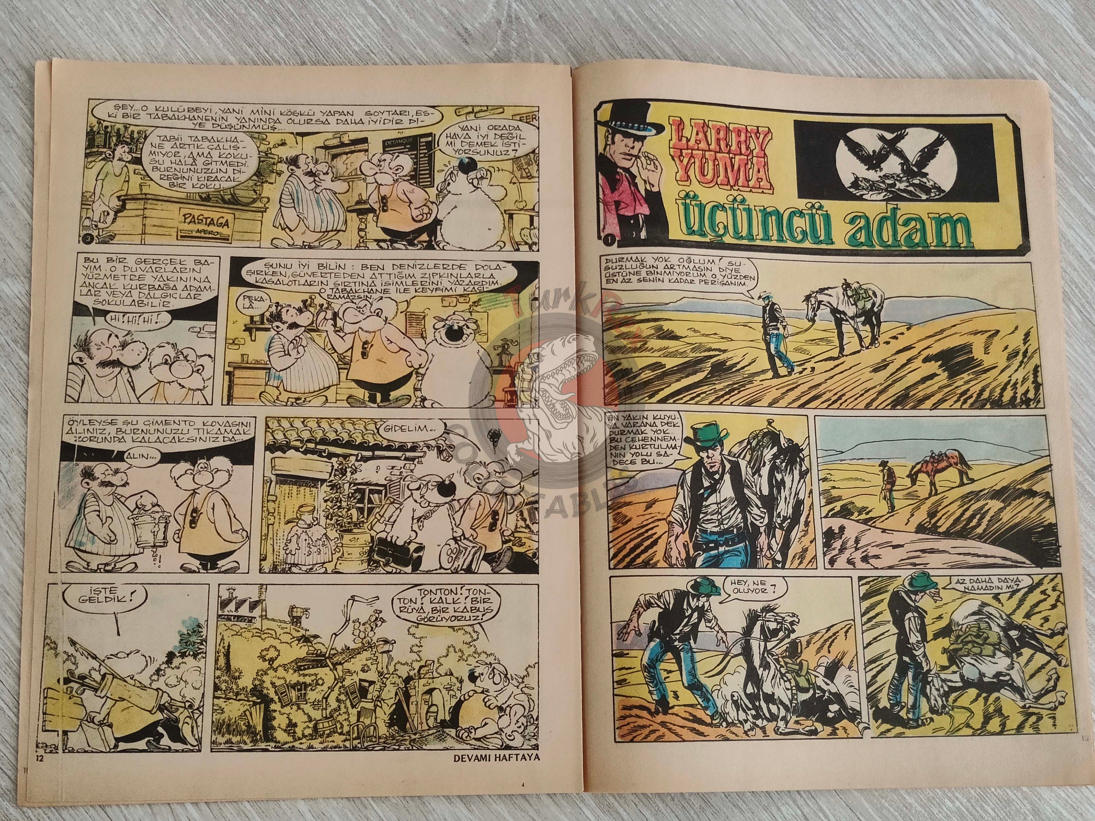 Tercüman Çocuk #38 1982 Turkish Comic Turkey Superman Star Wars #27 #28 The Flintstones Thorgal Larry Yuma