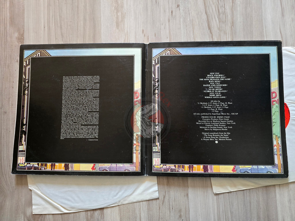 Led Zeppelin – The Soundtrack From The Film The Song Remains The Same Turkish Pressing Vinyl Turkey Edition