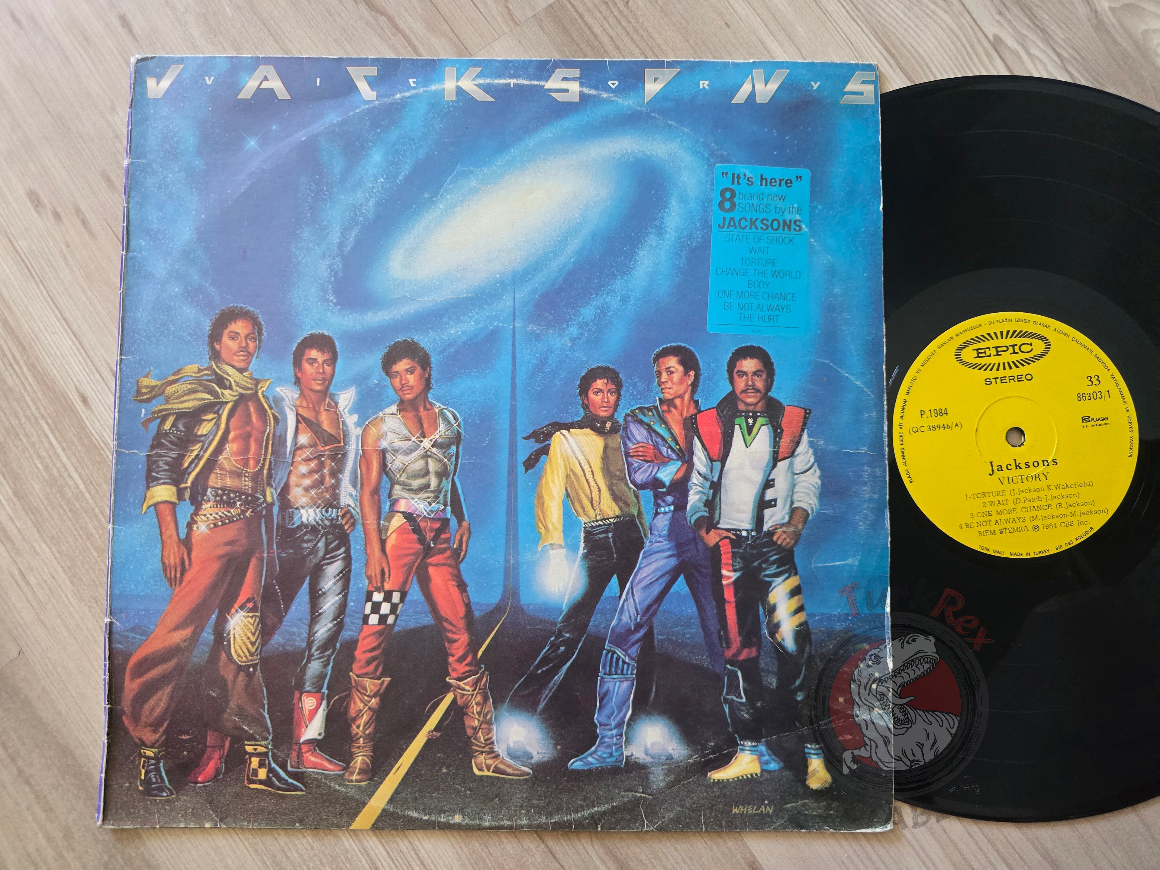The Jacksons – Victory Album Turkish Pressing Vinyl Turkey Edition