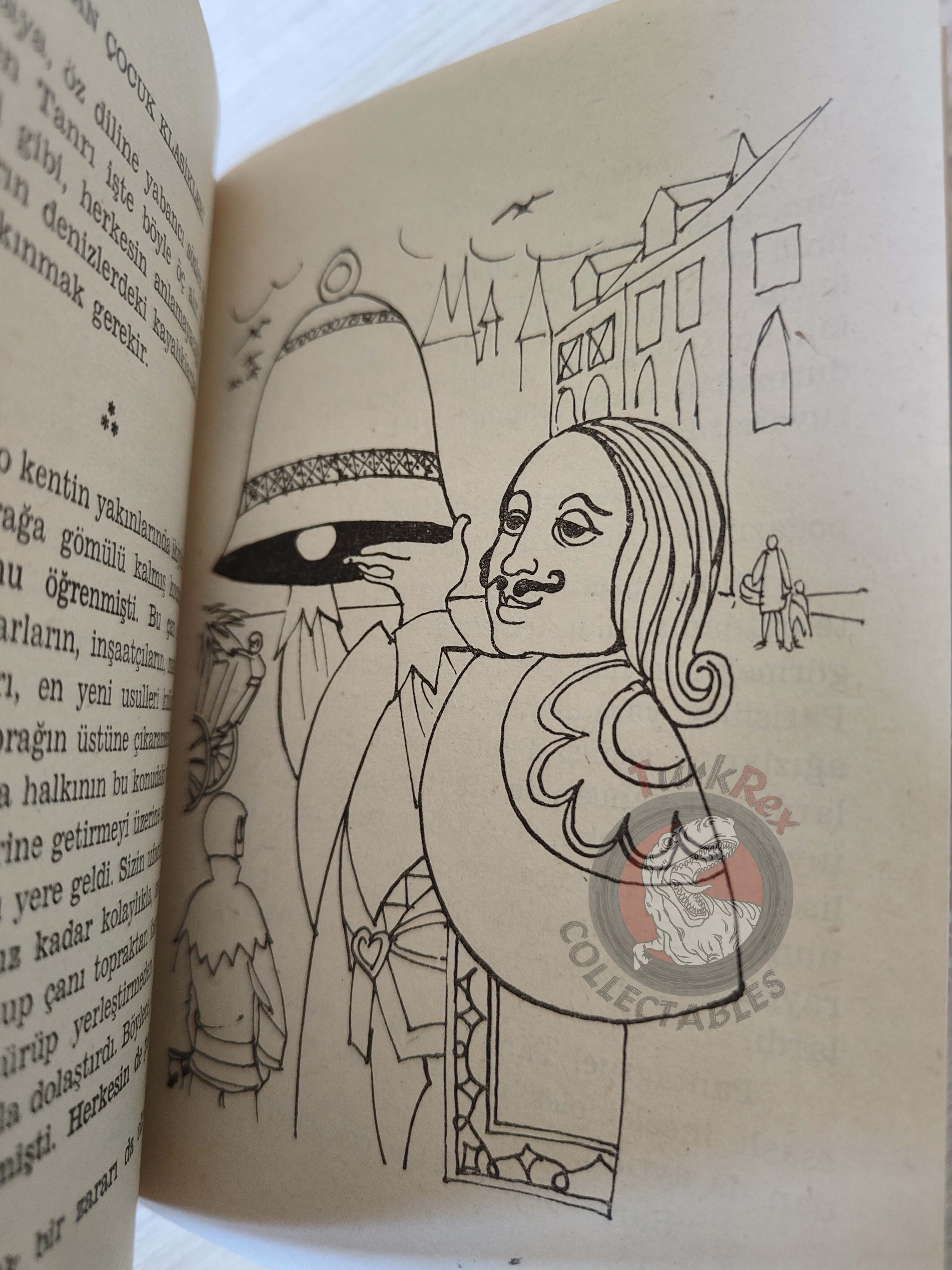 François Rabelais – Gargantua and Pantagruel 1974 HC/DJ Turkish Book Turkey Illustrated